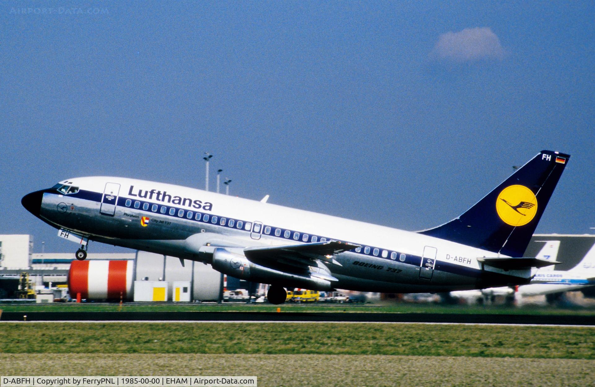 D-ABFH, 1980 Boeing 737-230 C/N 22118, Lufthansa B732 rotating
