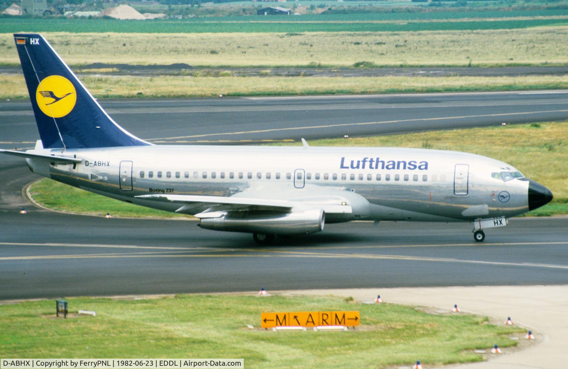 D-ABHX, 1982 Boeing 737-230 C/N 22637, Lufthansa B732 in silver