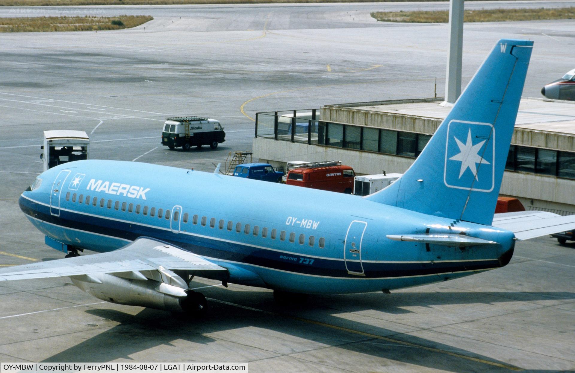 OY-MBW, 1981 Boeing 737-2L9 C/N 22734, Maersk B732