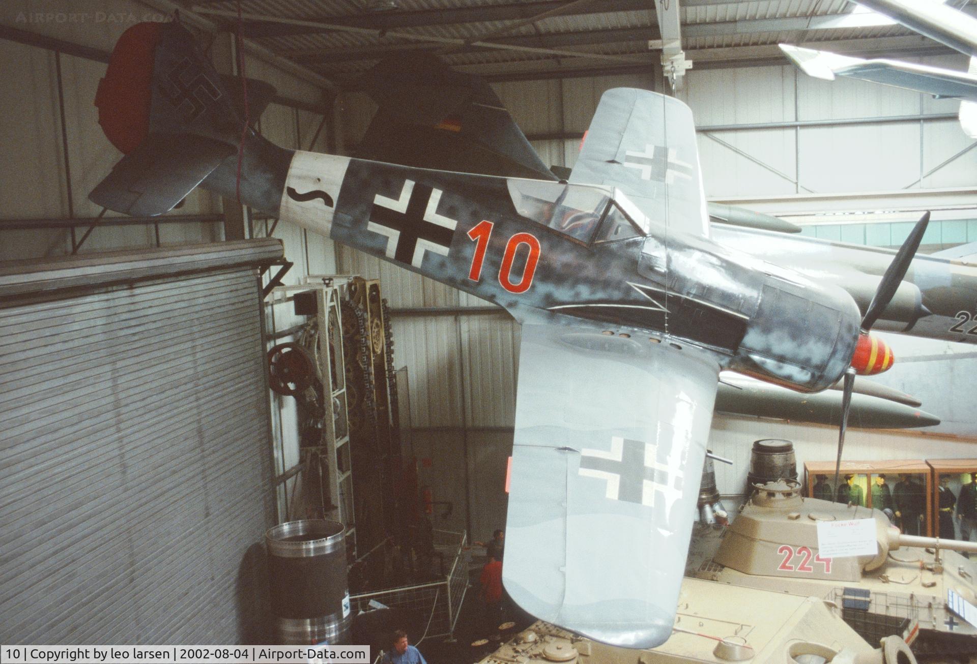 10, Focke-Wulf Fw-190A-3 C/N Not found 10, Sinsheim Museum 4.8.2002