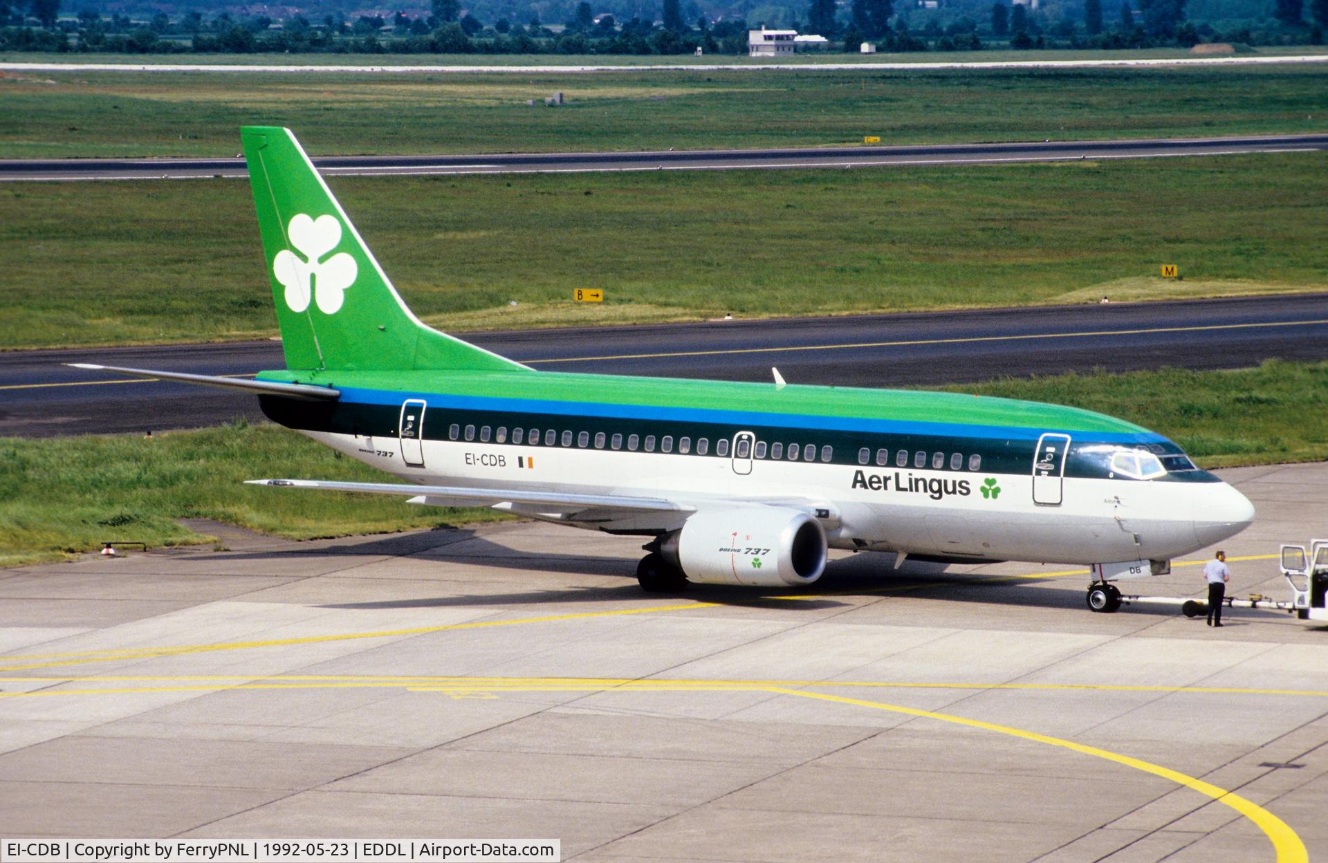 EI-CDB, 1990 Boeing 737-548 C/N 24919, Aer Lingus B735 pushed-back