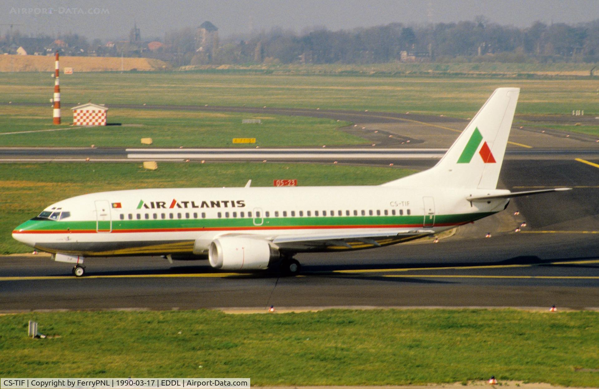 CS-TIF, 1988 Boeing 737-3K9 C/N 24212, Air Atlantis B733 arriving