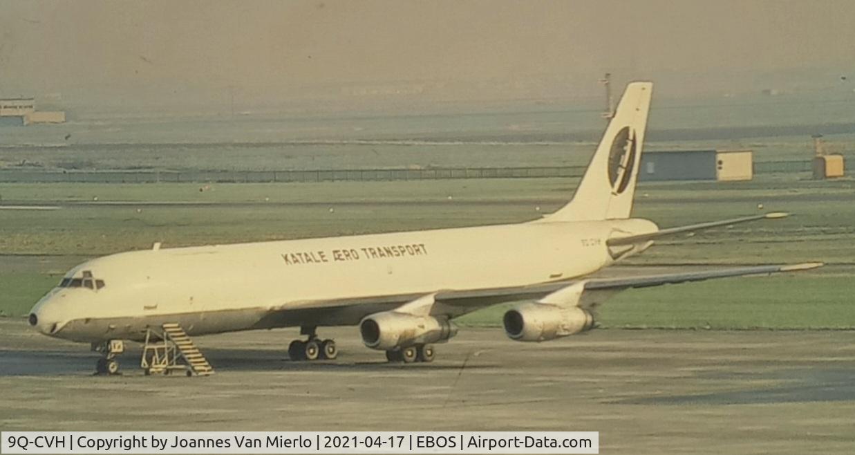9Q-CVH, Douglas DC8-55CF C/N 45862, scan from slide