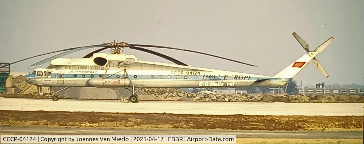 CCCP-04124, 1977 Rostvertol MI-10K C/N 2266, scan from slide