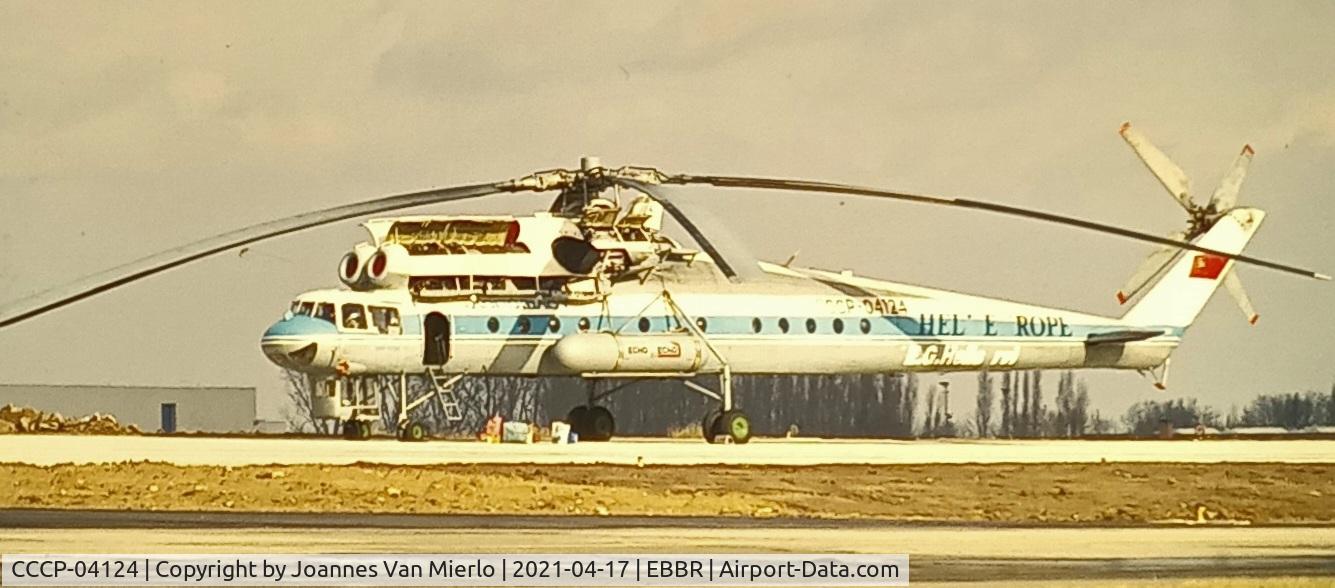 CCCP-04124, 1977 Rostvertol MI-10K C/N 2266, scan from slide