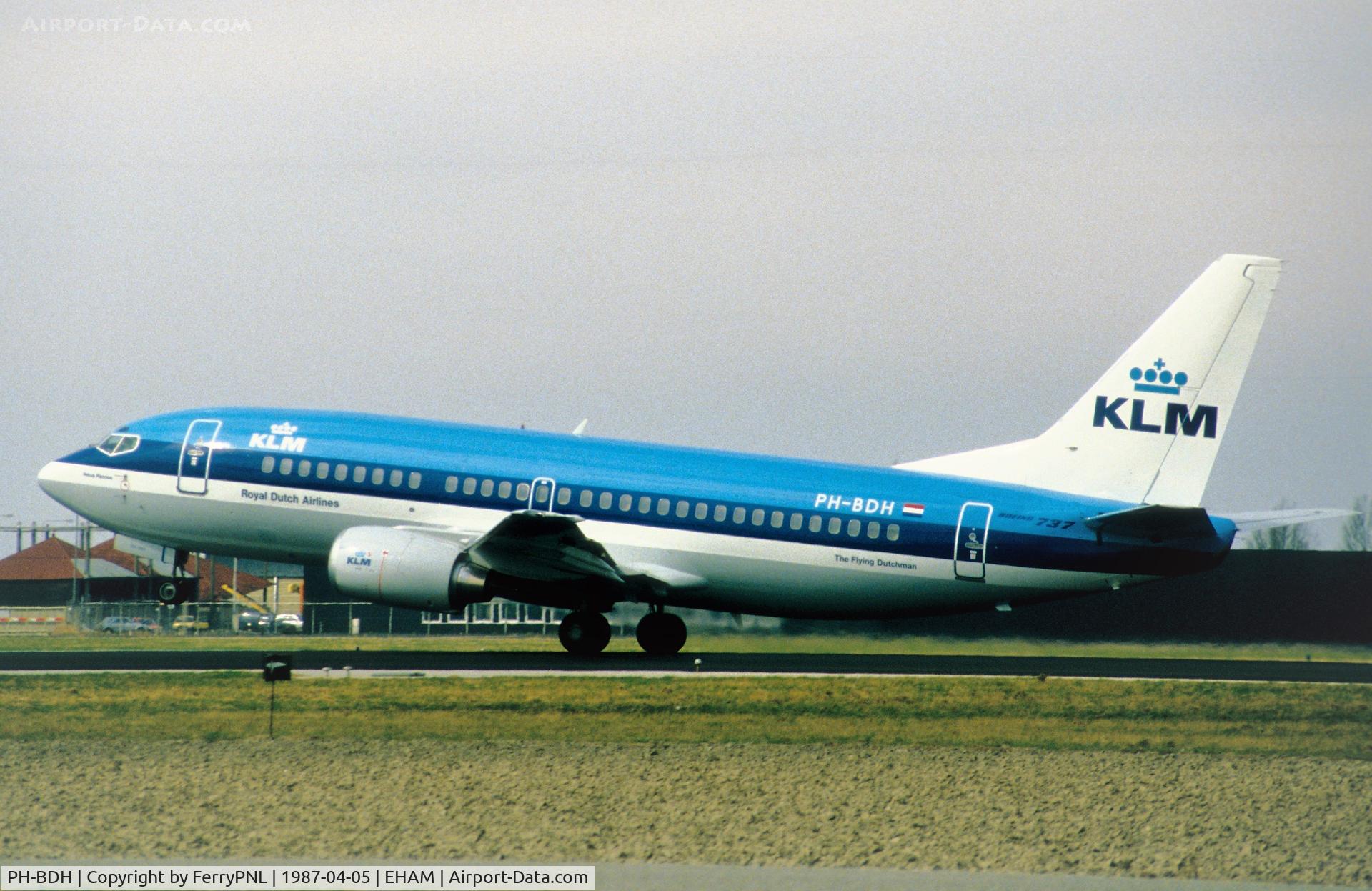 PH-BDH, 1986 Boeing 737-306 C/N 23543, KLM B733 rotating