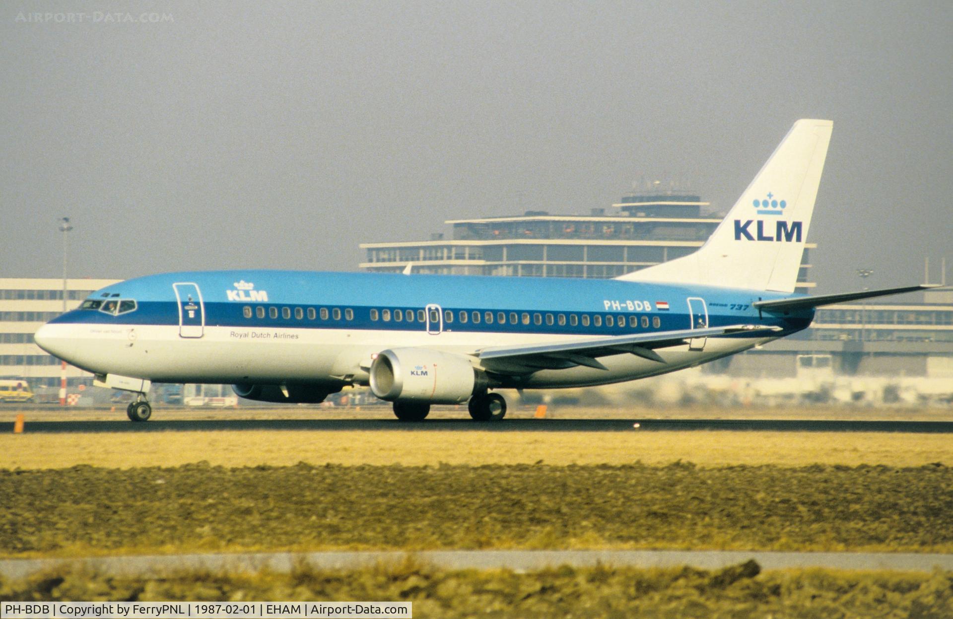 PH-BDB, 1986 Boeing 737-306 C/N 23538, Departure of KLM B733
