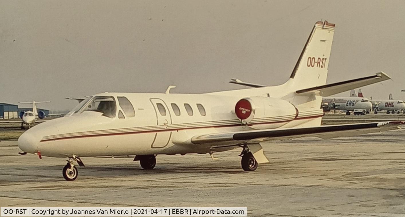 OO-RST, 1973 Cessna 500 C/N 500-0063, scan from slide