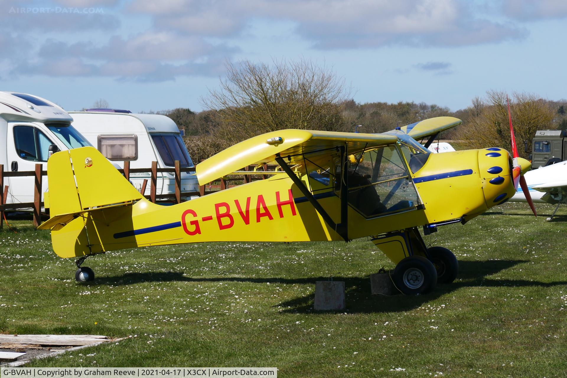 G-BVAH, 1992 Denney Kitfox Mk3 C/N PFA 172-12031, Parked at Northrepps.