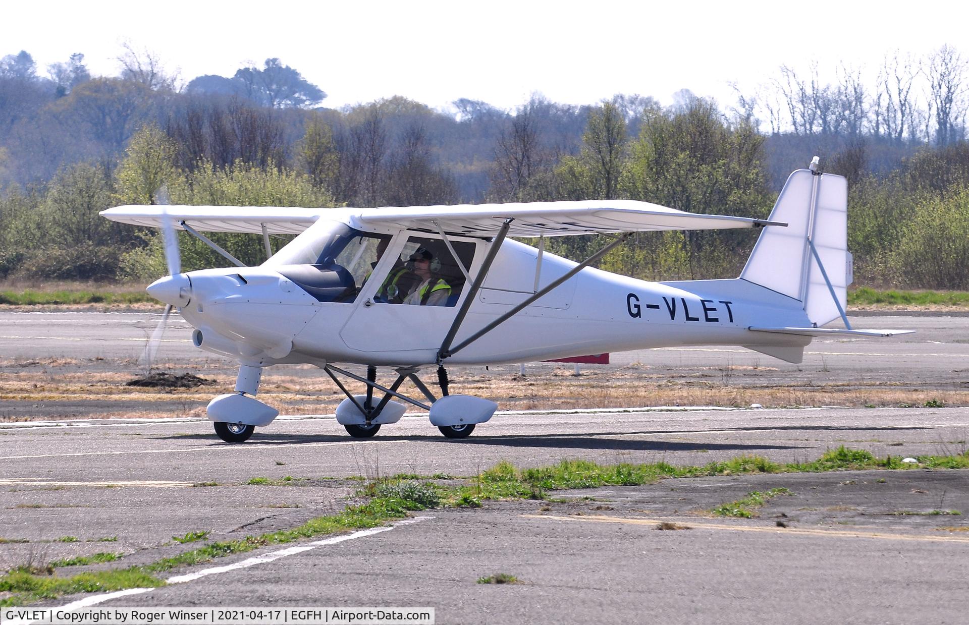 G-VLET, 2020 Comco Ikarus C42 FB100 Bravo C/N 2002-7587, Resident C.42 operated by Gower Flight Centre returning from a local flight.