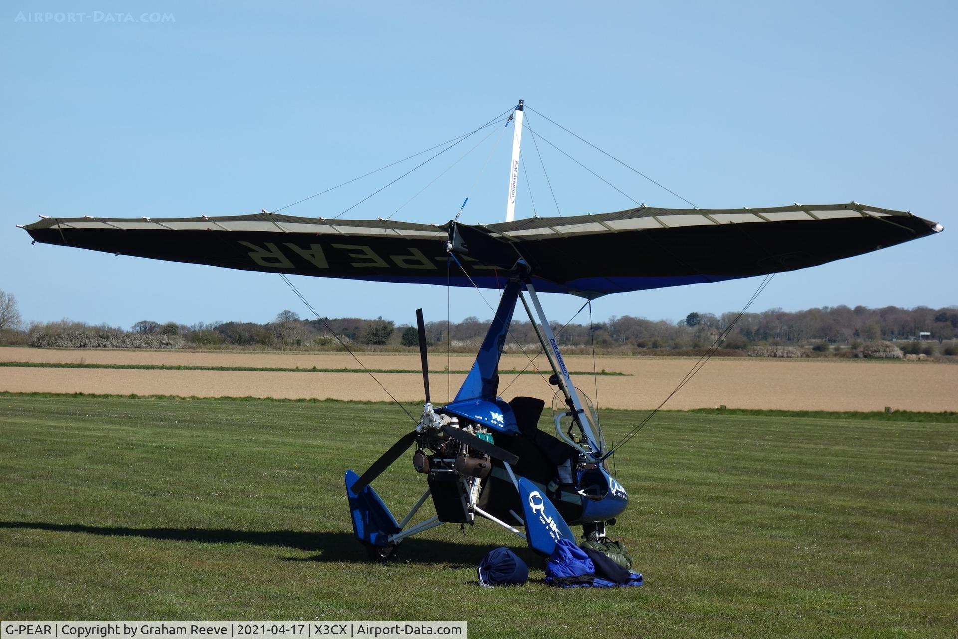 G-PEAR, 2007 P&M Aviation Pegasus Quik C/N 8309, Parked at Northrepps.