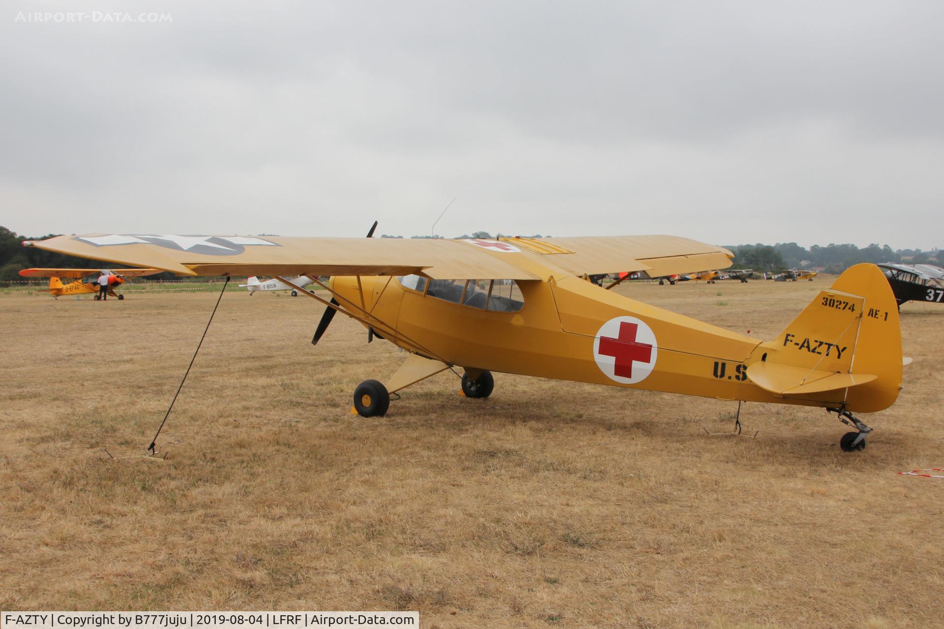 F-AZTY, 1943 Piper J-5C Cub Cruiser Cub Cruiser C/N 5-1477, Opération Cobra