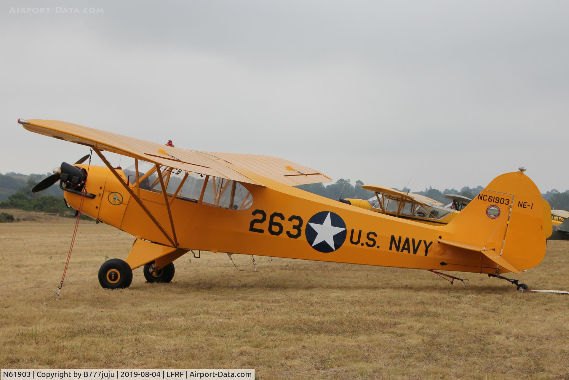 N61903, 1942 Piper J3C-65 Cub Cub C/N 8263, Opération Cobra