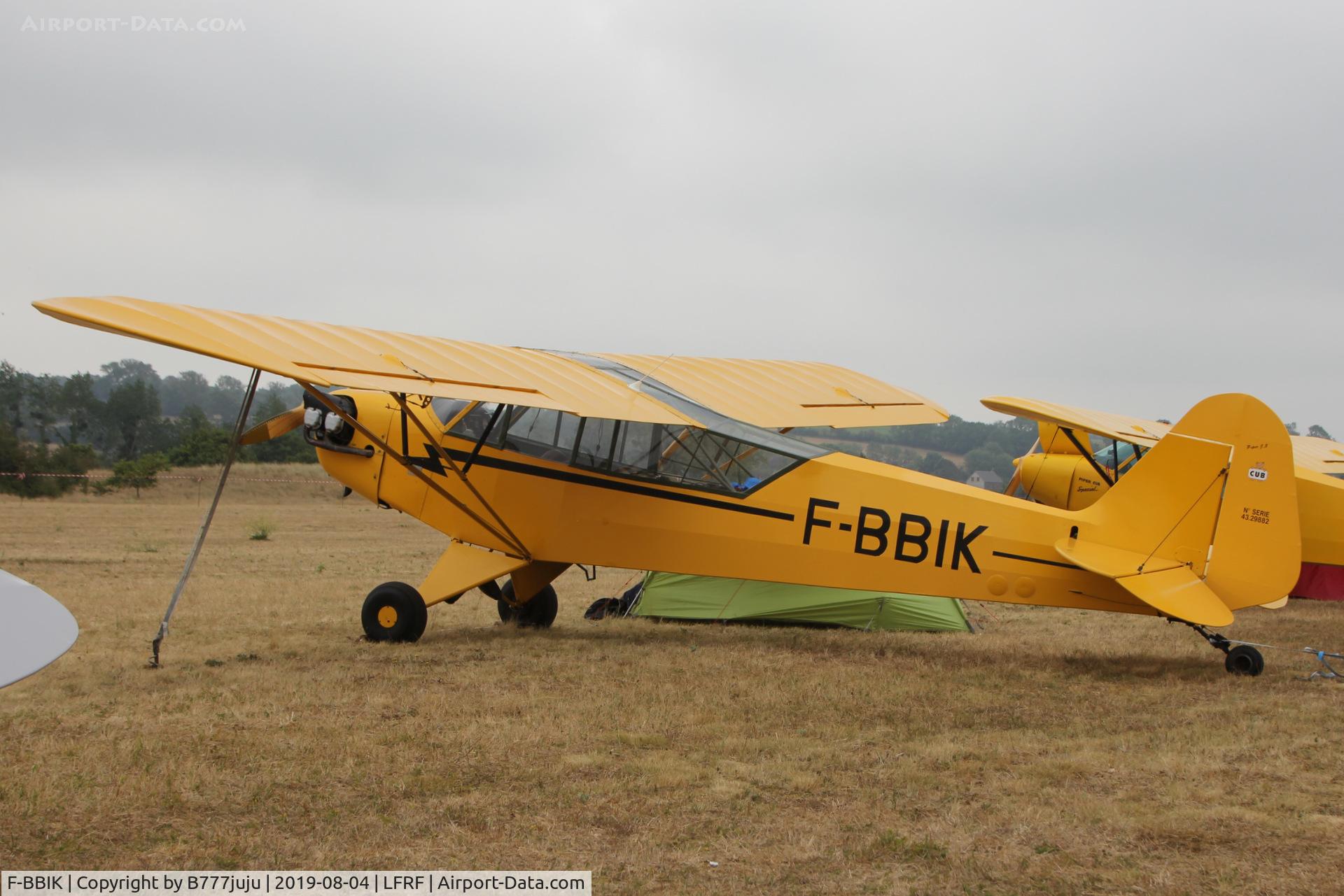 F-BBIK, 1943 Piper L-4H Grasshopper (J3C-65D) C/N 11173, Opération Cobra