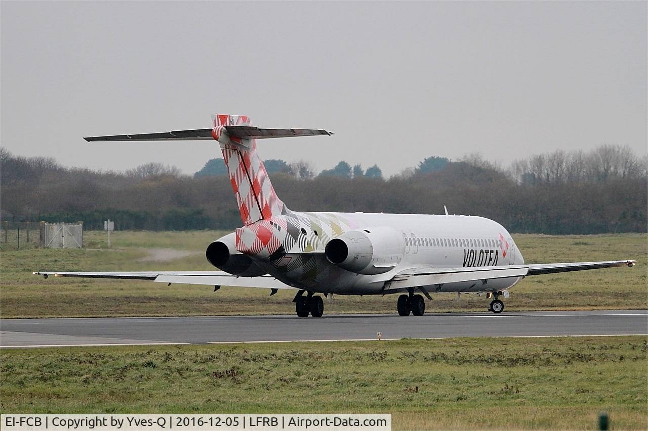 EI-FCB, 2005 Boeing 717-200 C/N 55191, Boeing 717-200, U turn rwy 25L, Brest-Bretagne Airport (LFRB-BES)