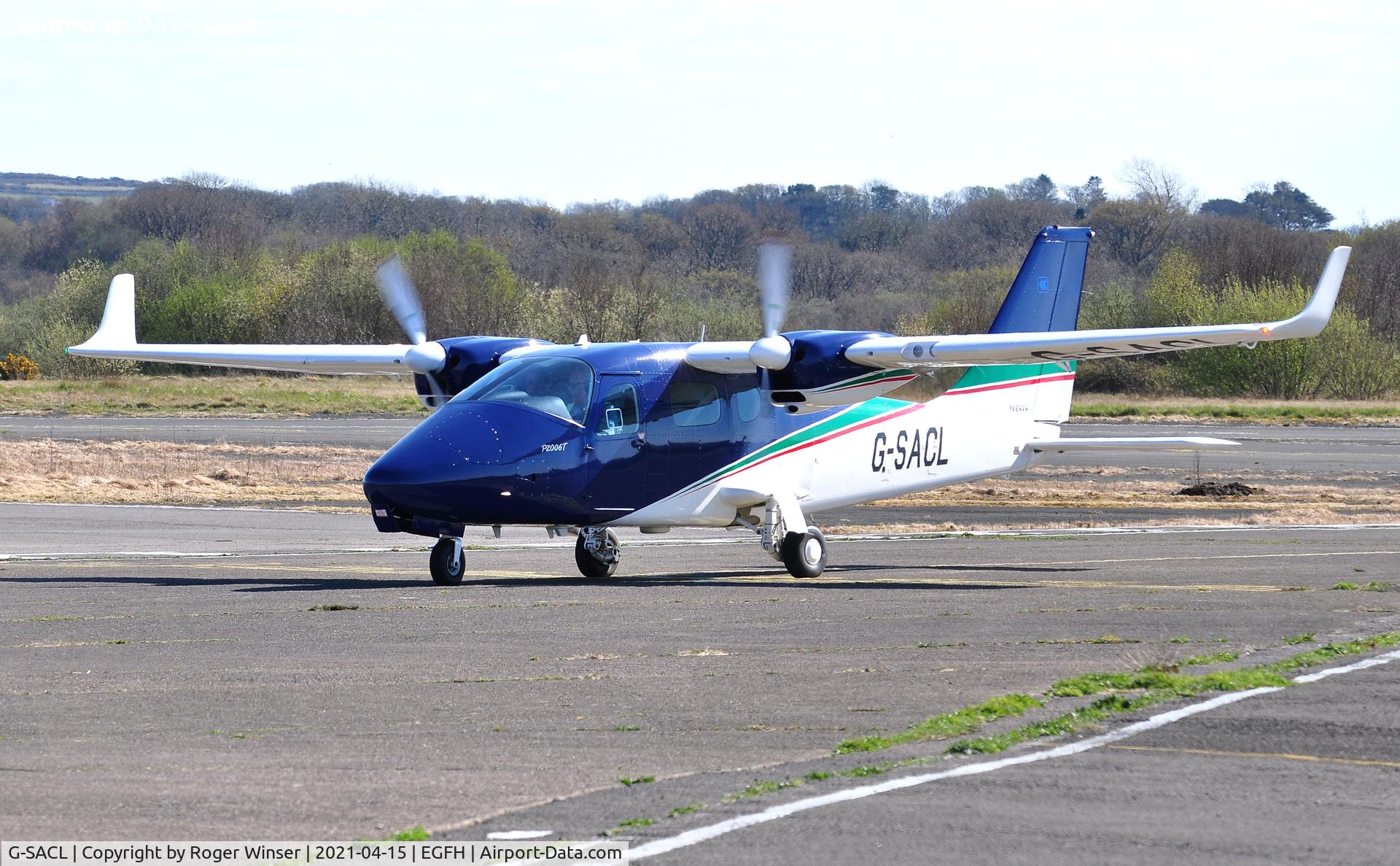 G-SACL, 2016 Tecnam P-2006T C/N 152, Resident Tecnam returning to base.