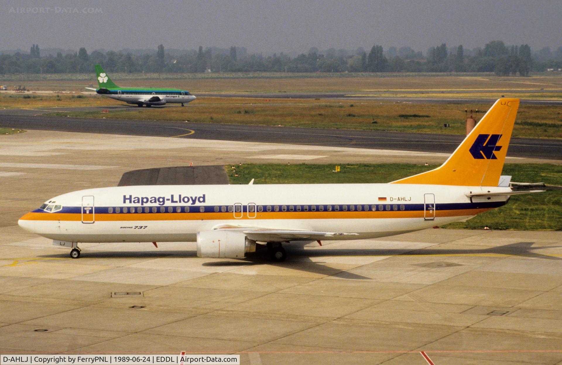 D-AHLJ, 1989 Boeing 737-4K5 C/N 24125, Hapah-Lloyd B734