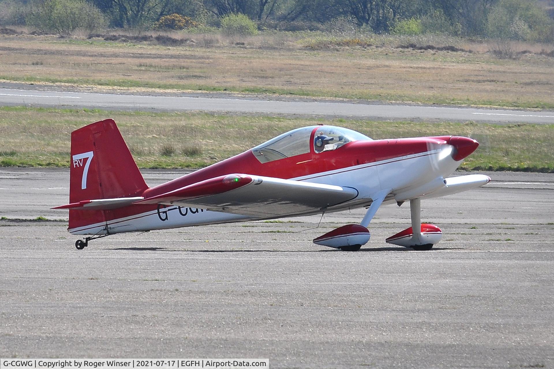 G-CGWG, 2011 Vans RV-7 C/N PFA 323-14486, Resident RV-7.