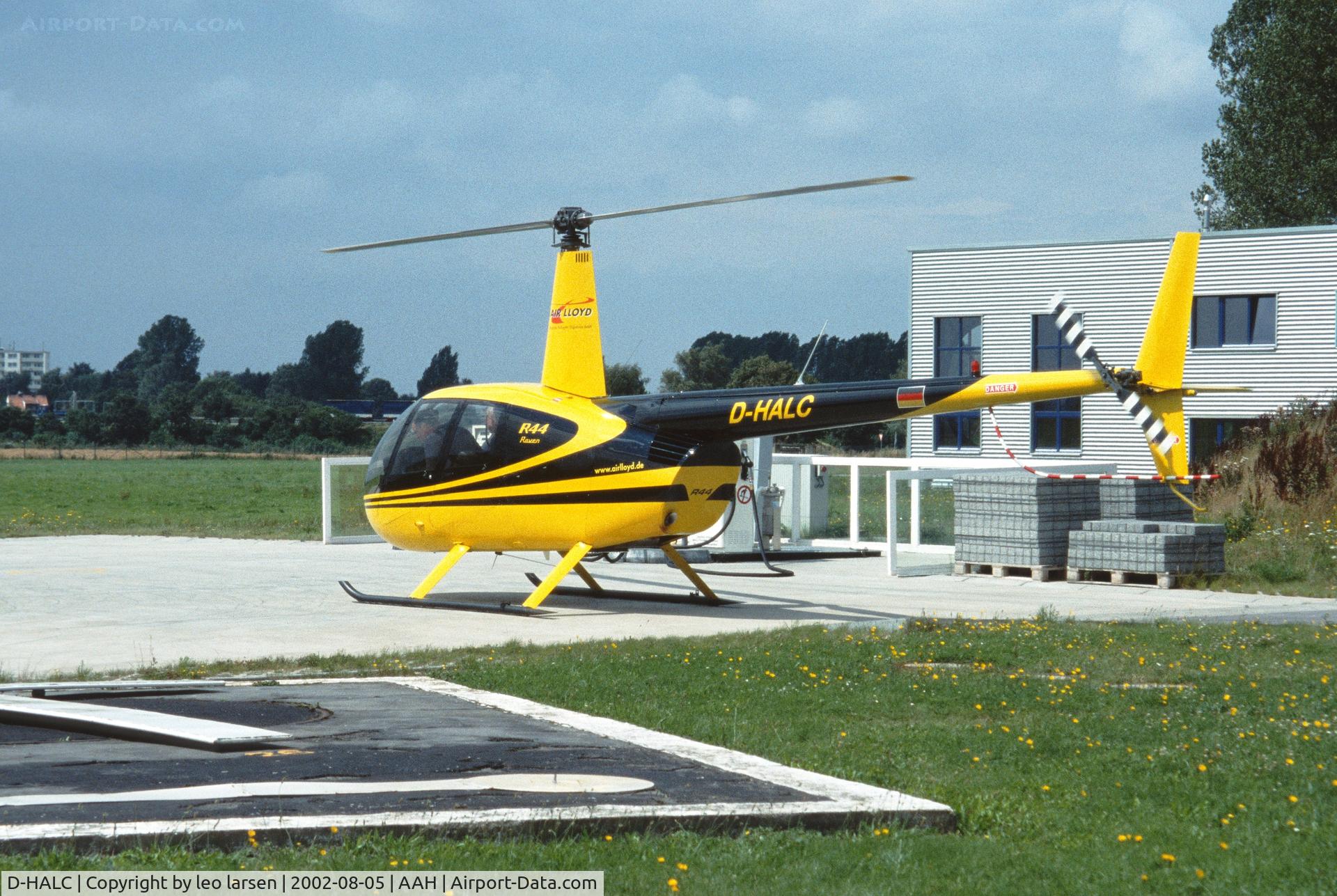 D-HALC, 2001 Robinson R44 Raven C/N 1003, Aachen 5.8.2002