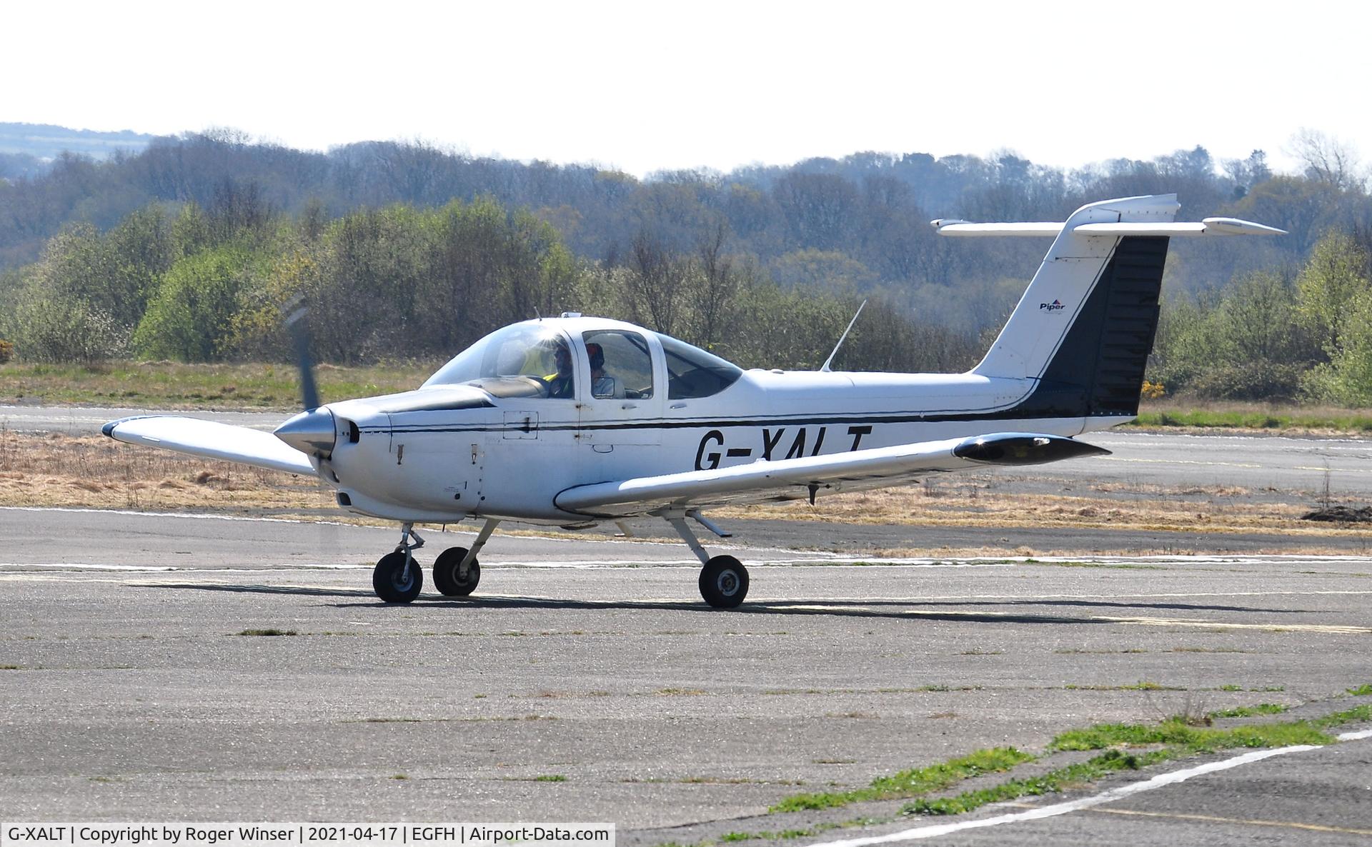 G-XALT, 1979 Piper PA-38-112 Tomahawk Tomahawk C/N 38-79A0801, Resident Tomahawk operated by Cambrian Flying Club.