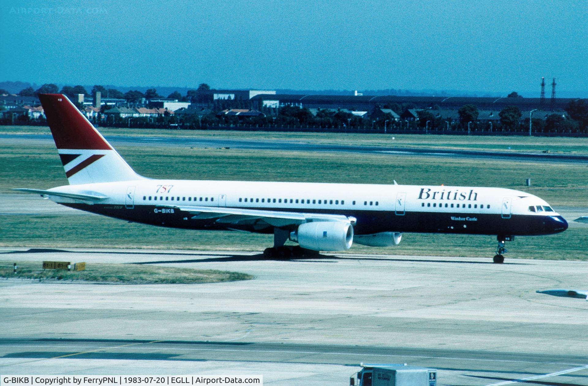 G-BIKB, 1982 Boeing 757-236 C/N 22173, British Airways B752