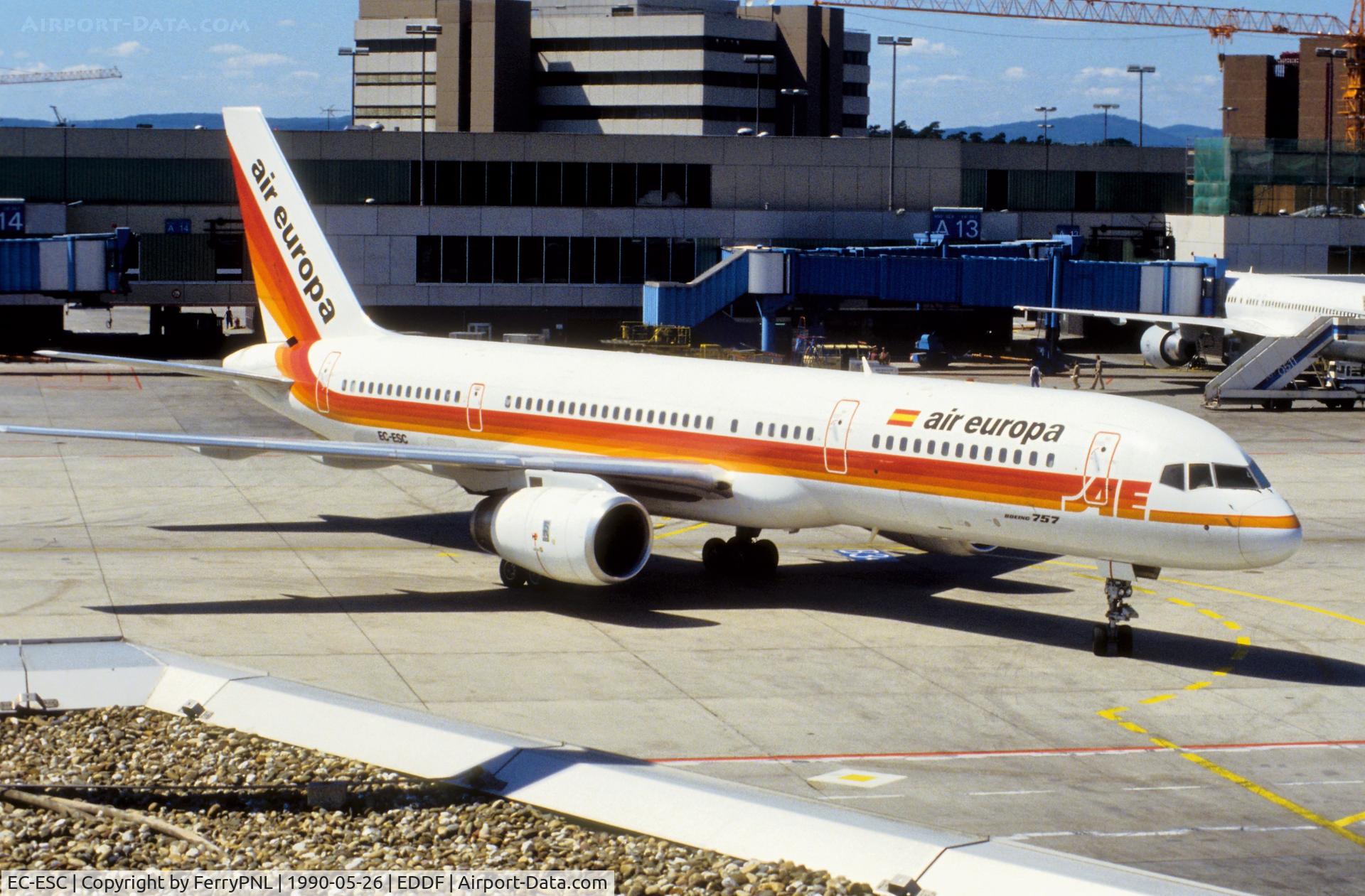 EC-ESC, 1989 Boeing 757-236 C/N 24397, Air Europa B752