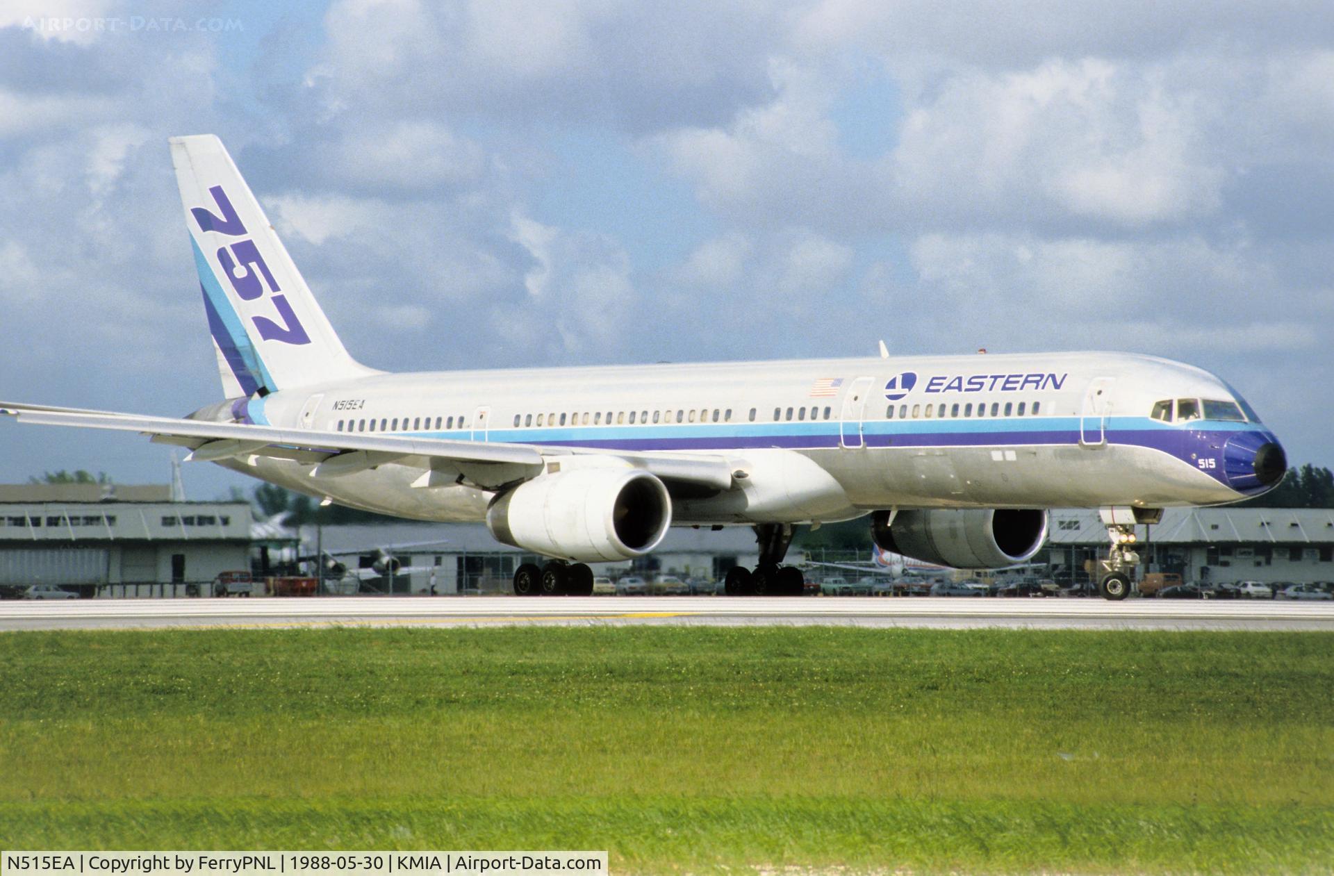 N515EA, 1983 Boeing 757-225 C/N 22205, Eastern Airlines B752 lining-up