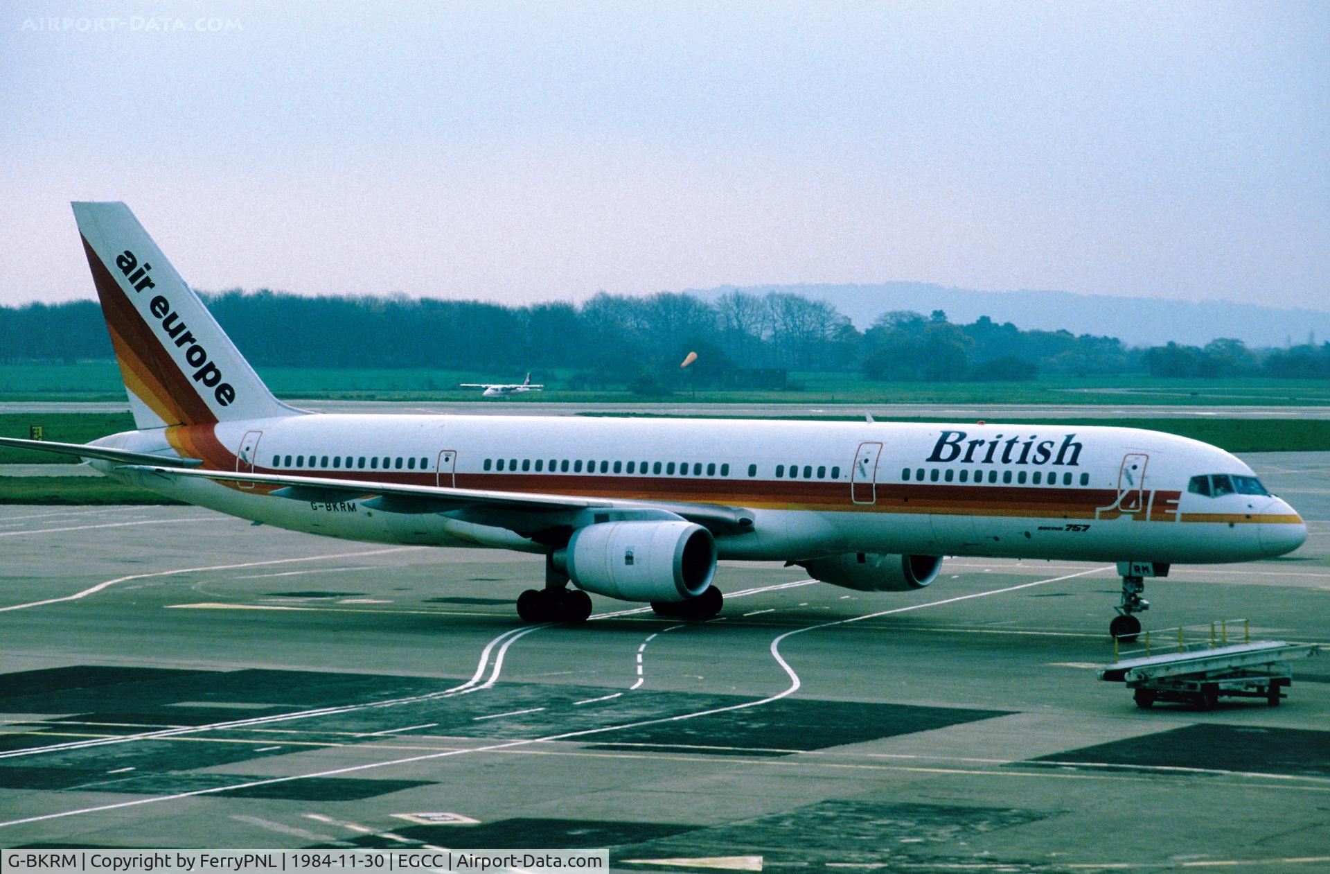 G-BKRM, 1983 Boeing 757-236 C/N 22176, Air Europe B752 operating on behalf of British Airways