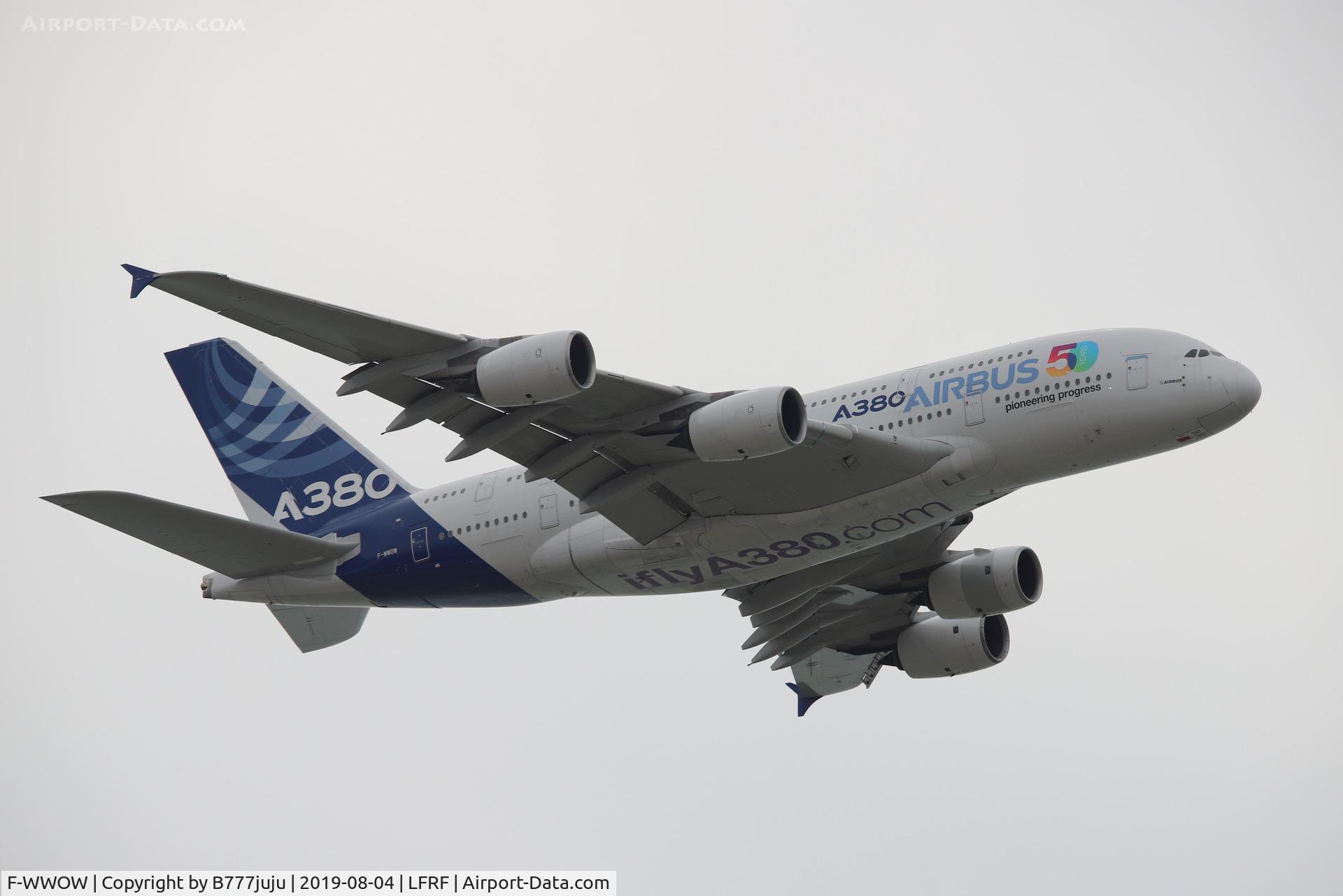 F-WWOW, 2005 Airbus A380-841 C/N 001, Opération Cobras