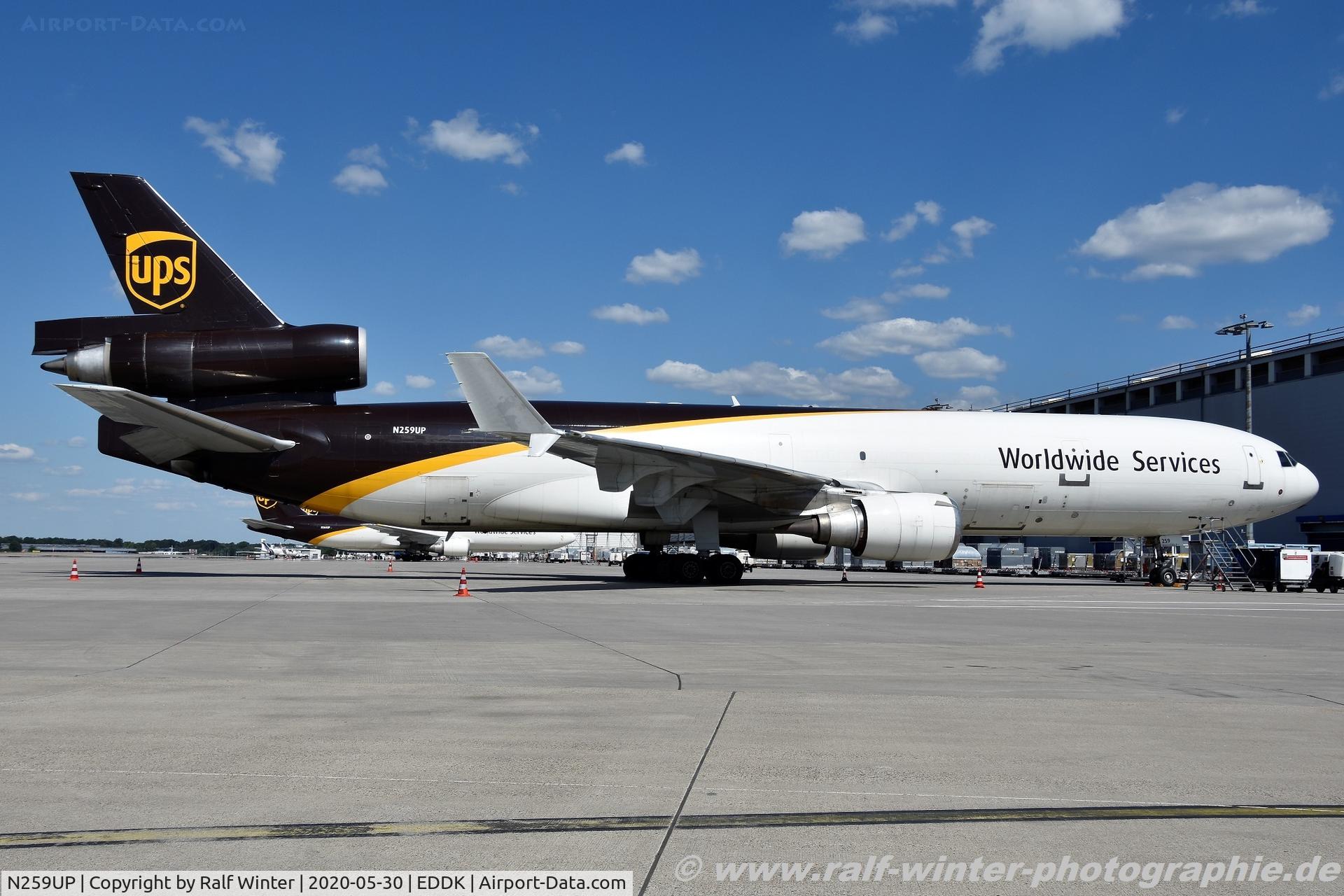 N259UP, 1991 McDonnell Douglas MD-11F C/N 48417, McDonnell Douglas MD-11F - 5X UPS United Parcel Service - 48417 - N259UP - 30.05.2020 - CGN