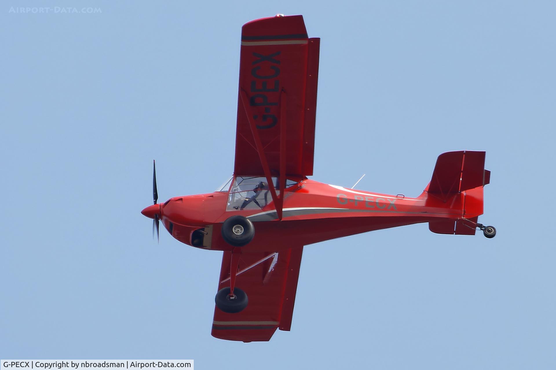 G-PECX, 2016 Eurofox 912S C/N BMAA/HB/687, Eurofox G-PECX Seen flying over North Norfolk