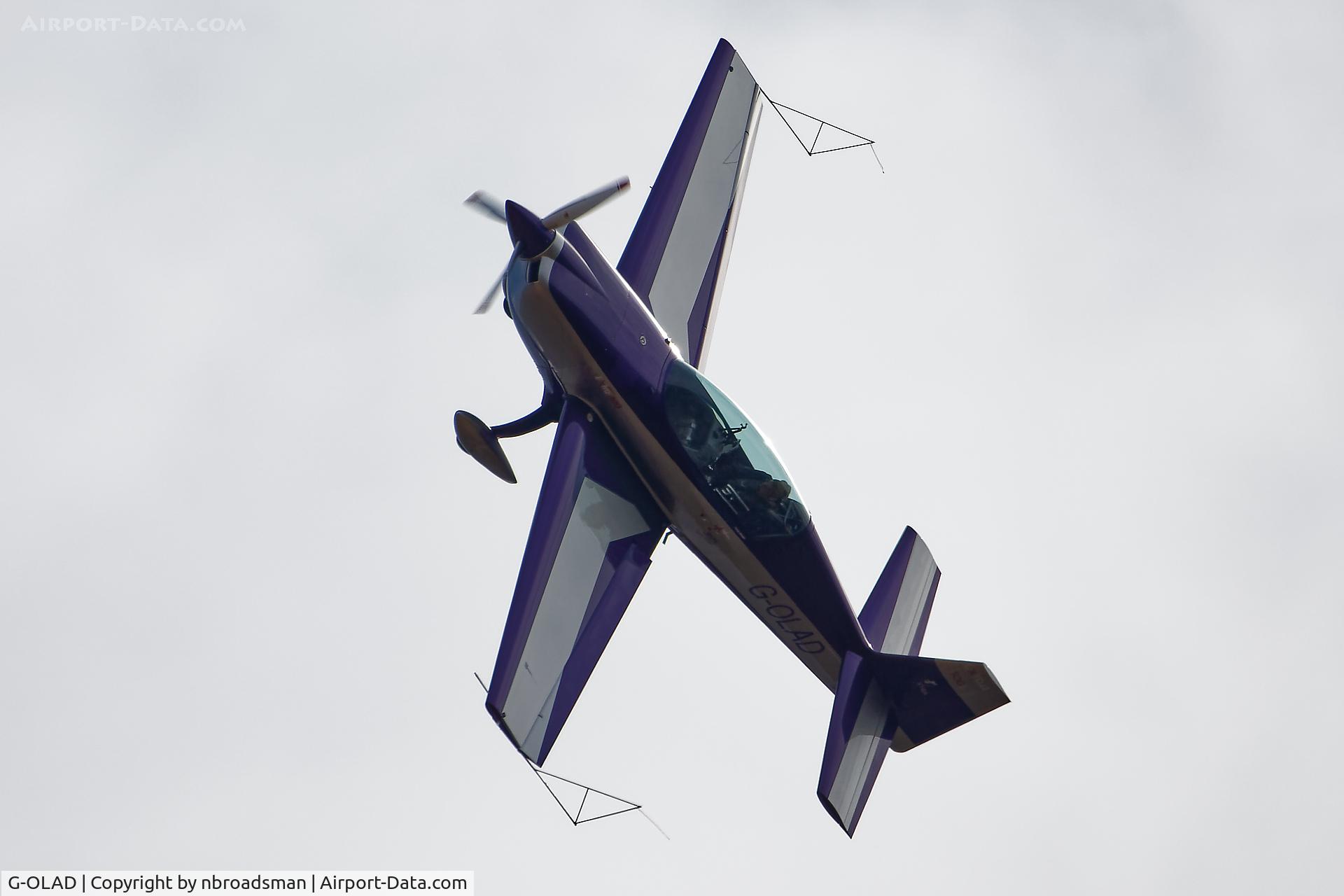 G-OLAD, 2007 Extra EA-300L C/N 1270, Extra 300L rolling over North Norfolk