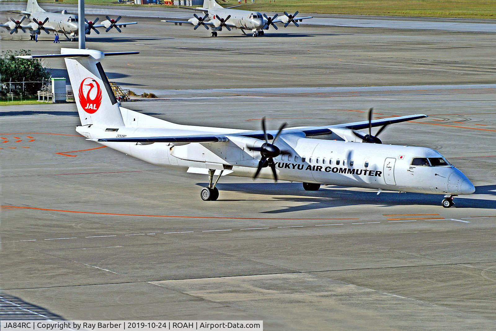 JA84RC, 2017 Bombardier DHC-8-402Q Dash 8 Dash 8 C/N 4550, JA84RC   Bombardier DHC-8-402Q Dash 8 [4550] (Ryukyu Air Commuter) Okinawa-Naha~JA 24/10/2019