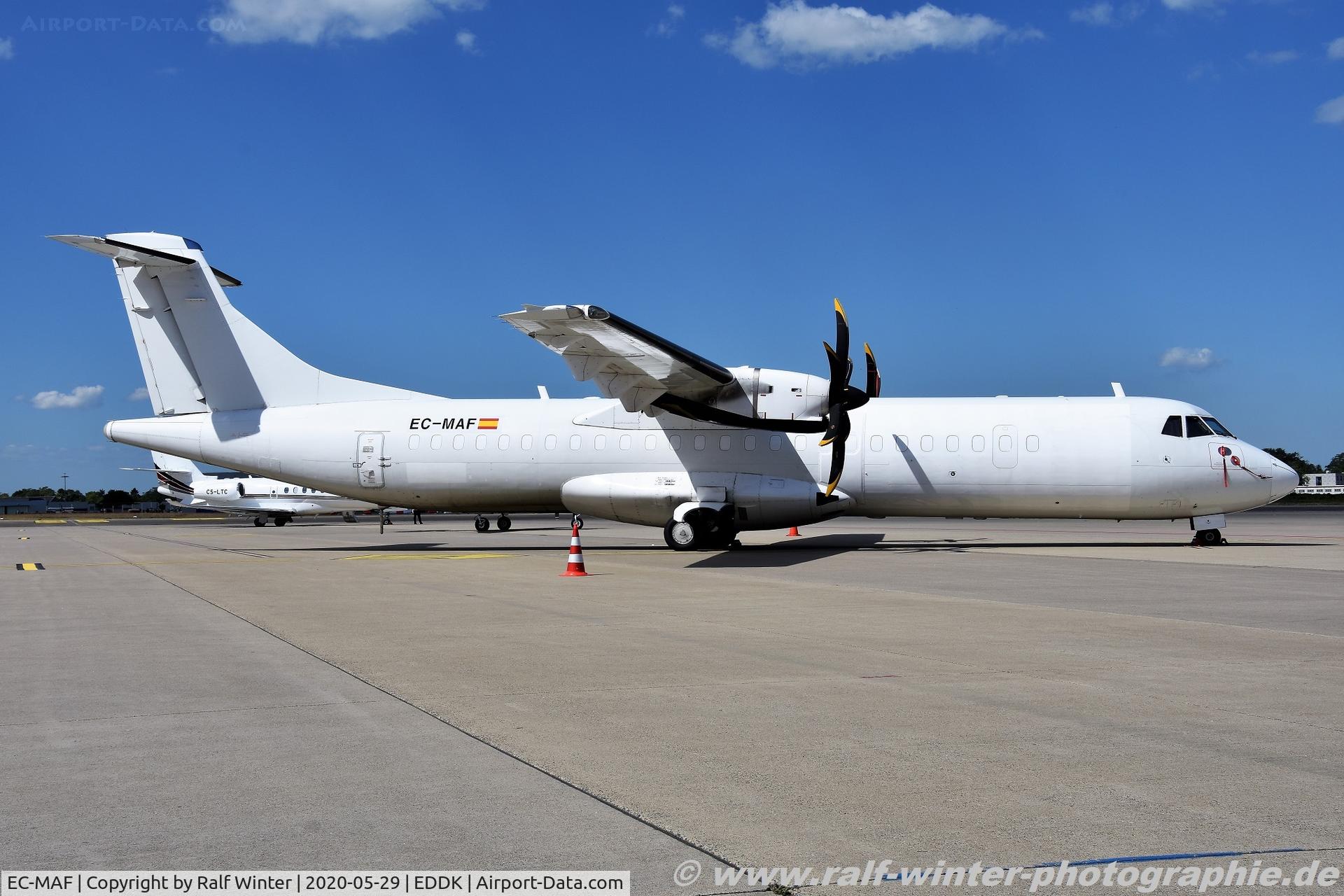 EC-MAF, 1999 ATR 72-212A C/N 568, ATR 72-212A (500) - UX AEA Air Europa - 568 - EC-MAF - 29.05.2020 - CGN