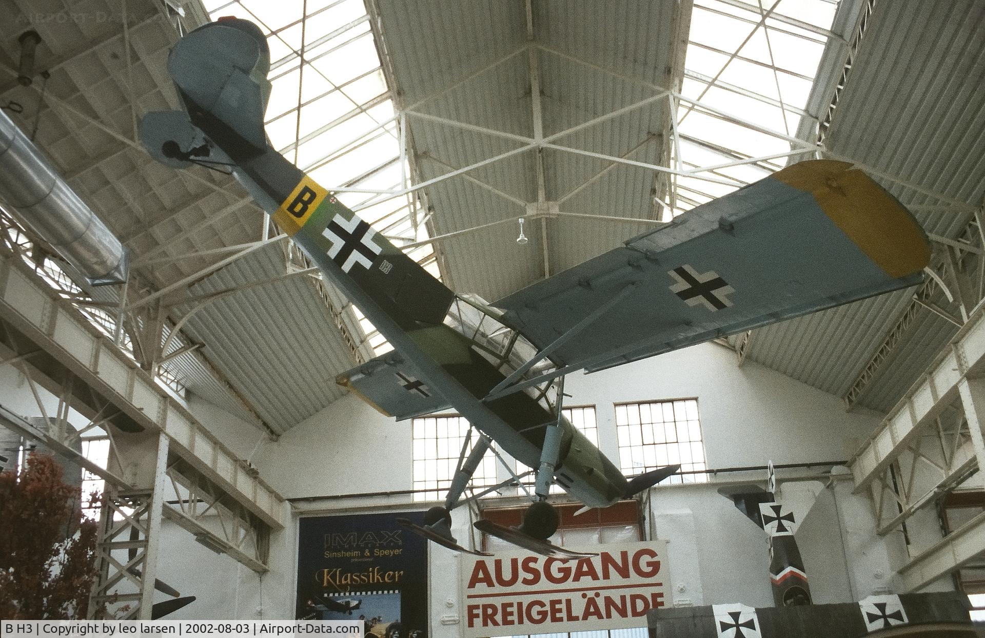 B H3, 1940 Fieseler Fi-156C-3 S-14 C/N 110254, Speyer Museum 3.8.2002