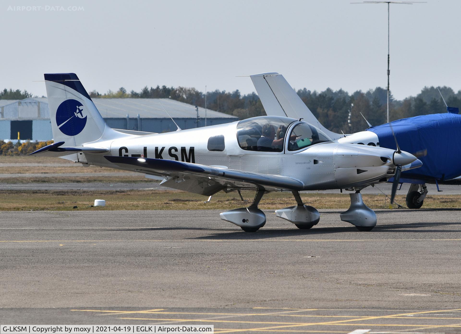 G-LKSM, 2020 Sonaca S200 C/N 012, Sonaca 200 at Blackbushe. Ex OO-XSF