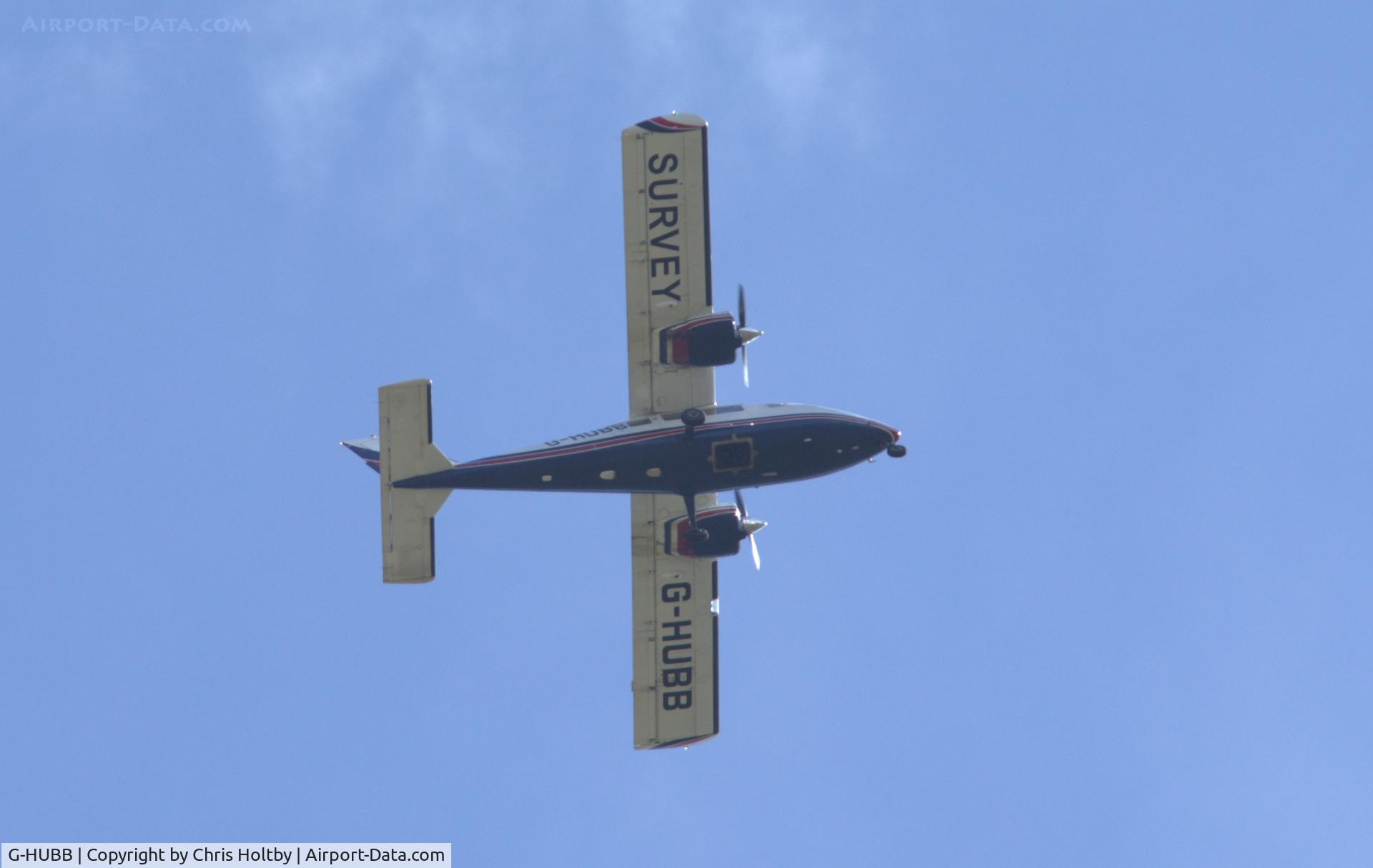 G-HUBB, 1979 Partenavia P-68B Victor C/N 194, Over Potters Bar, Herts