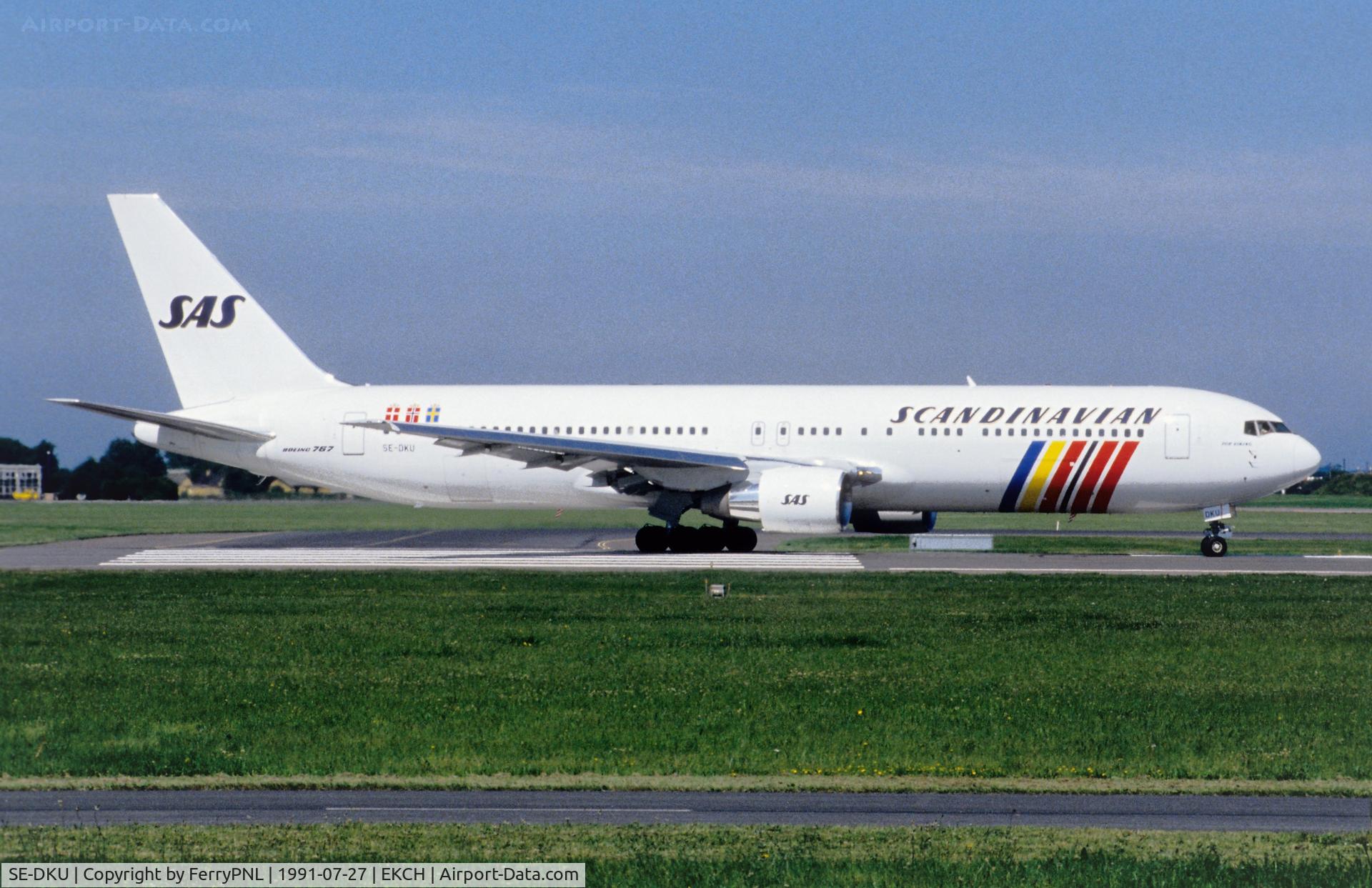 SE-DKU, 1991 Boeing 767-383/ER C/N 24729, SAS B763 lining-up