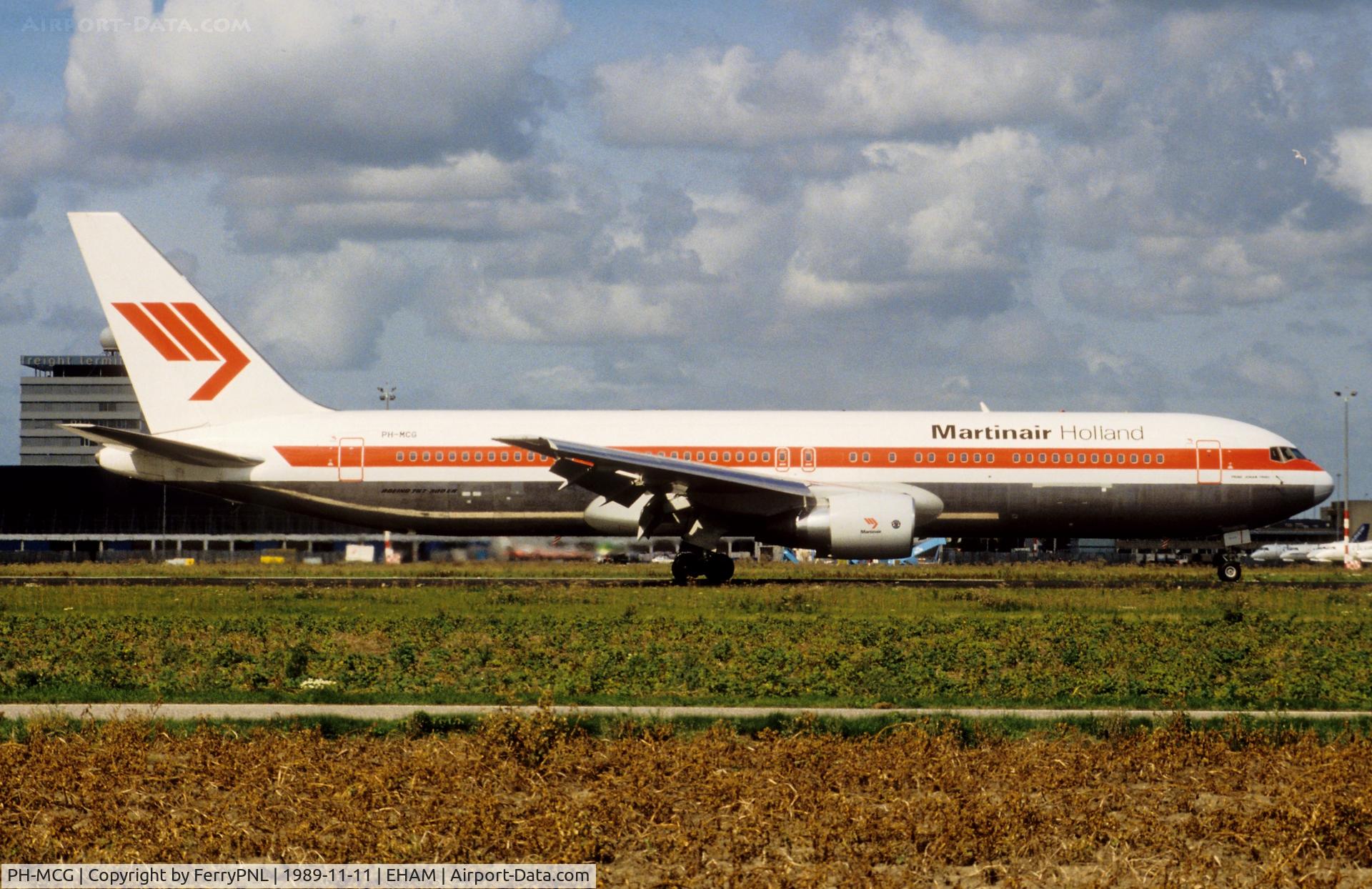 PH-MCG, 1989 Boeing 767-31A C/N 24428, Landing of Martinair B763