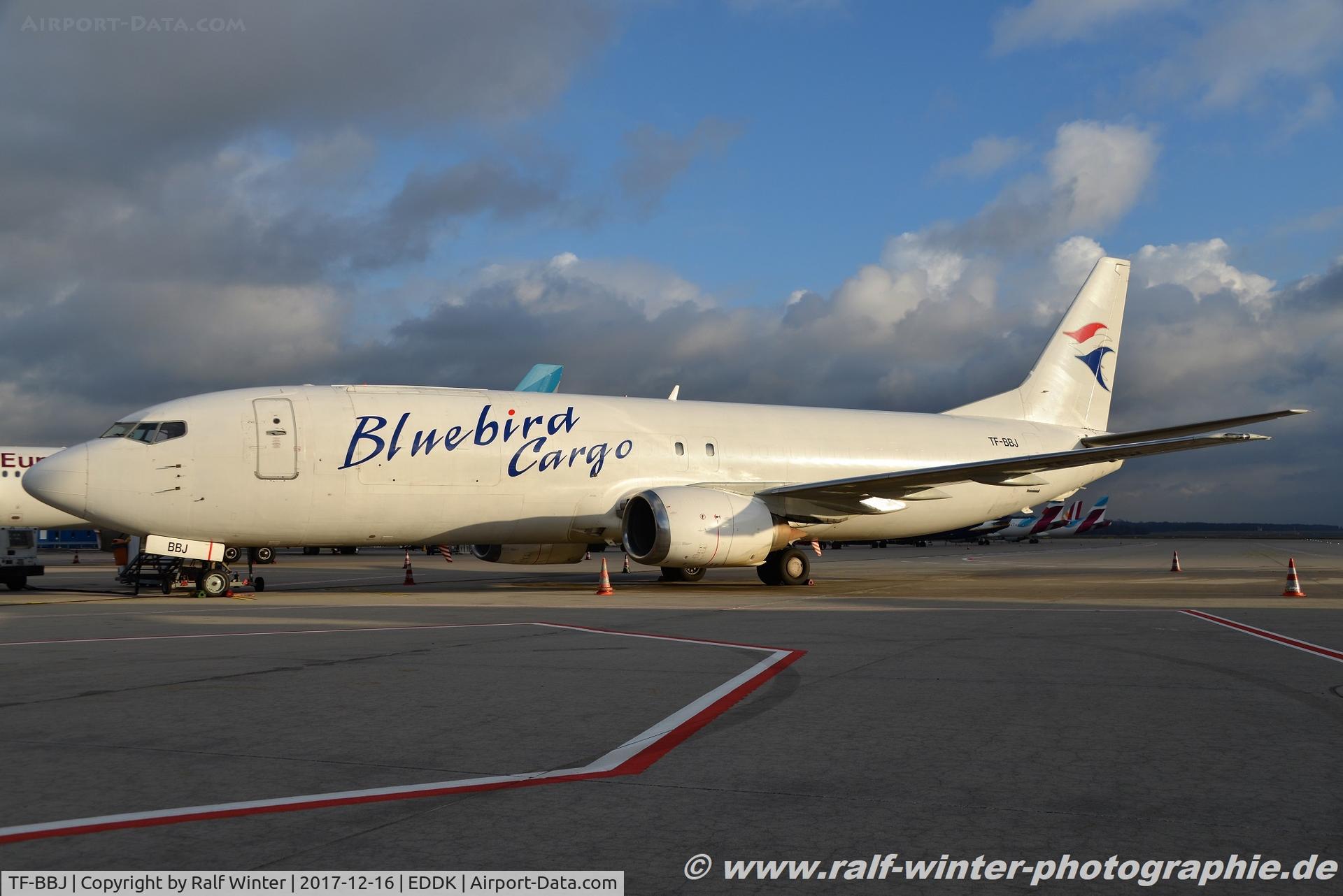 TF-BBJ, 1990 Boeing 737-476 C/N 24436, Boeing 737-476(SF) - BF BBD Bluebird Cargo - 24436 - TF-BBJ - 16.12.2017 - CGN