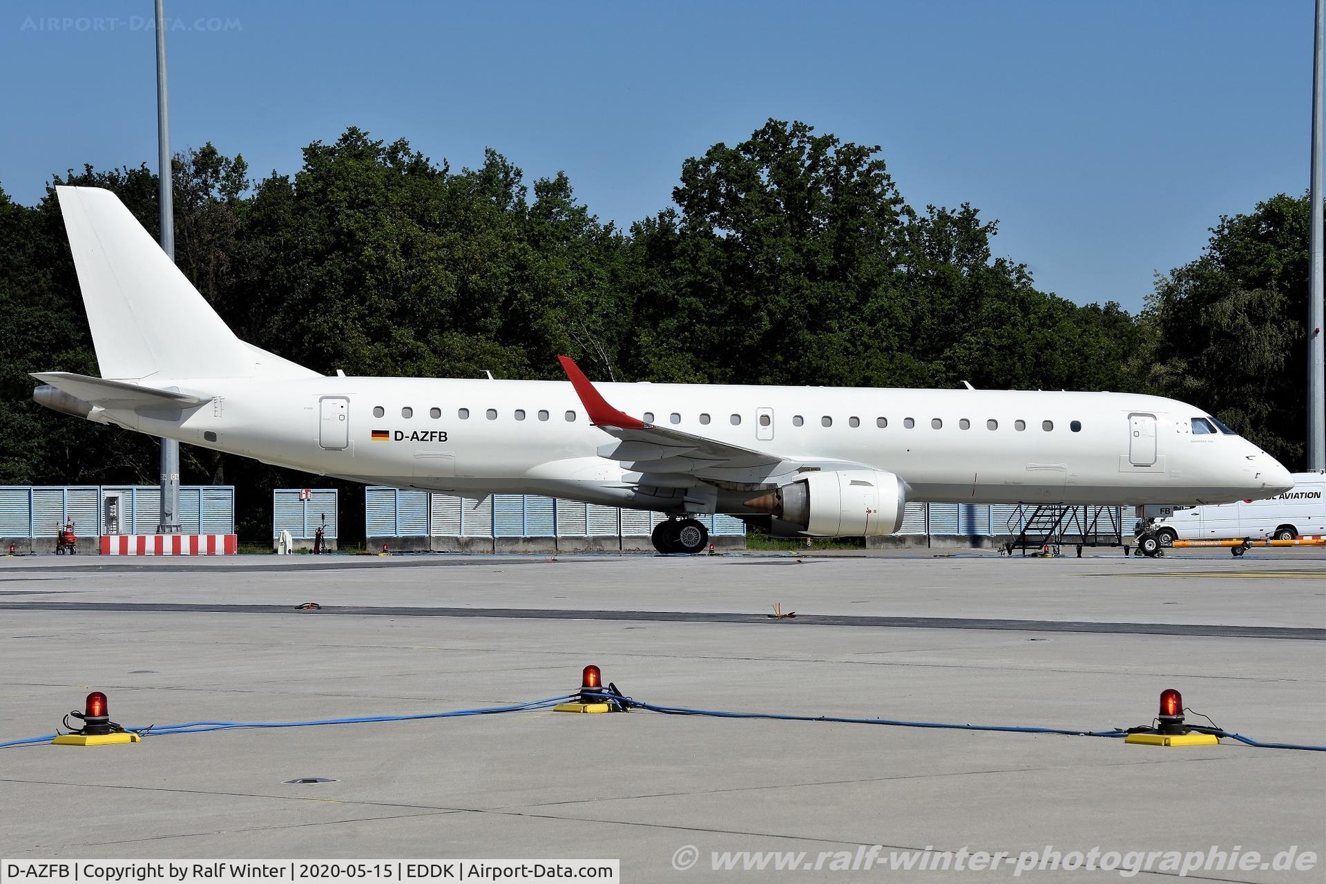 D-AZFB, 2008 Embraer 190AR (ERJ-190-100IGW) C/N 19000165, Embraer ERJ-190AR 190-100IGW - WL WDL WDL Aviation German Airways - 19000165 - D-AZFB - 15.05.2020 - CGN