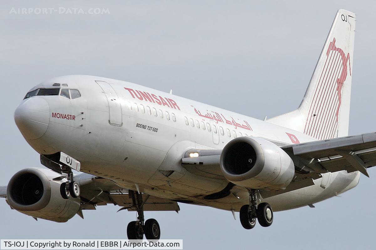 TS-IOJ, 1995 Boeing 737-5H3 C/N 27912, at bru