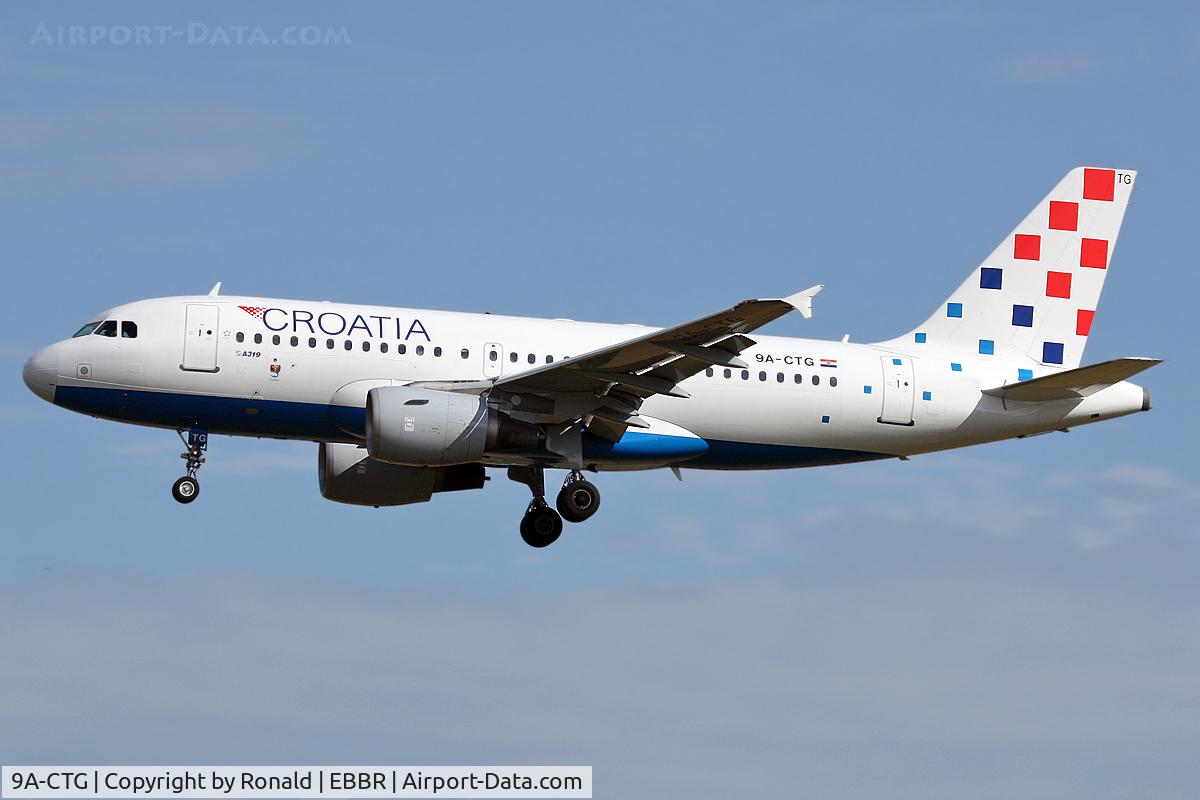 9A-CTG, 1998 Airbus A319-112 C/N 767, at bru