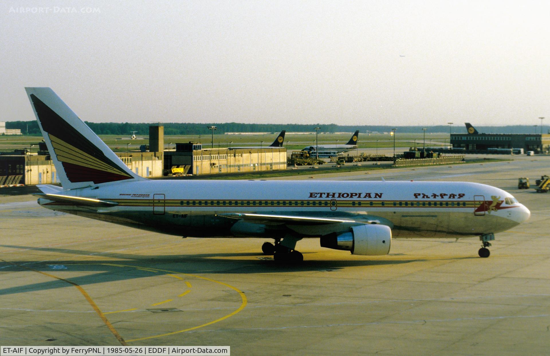 ET-AIF, 1984 Boeing 767-260/ER C/N 23107, Ethiopian B762