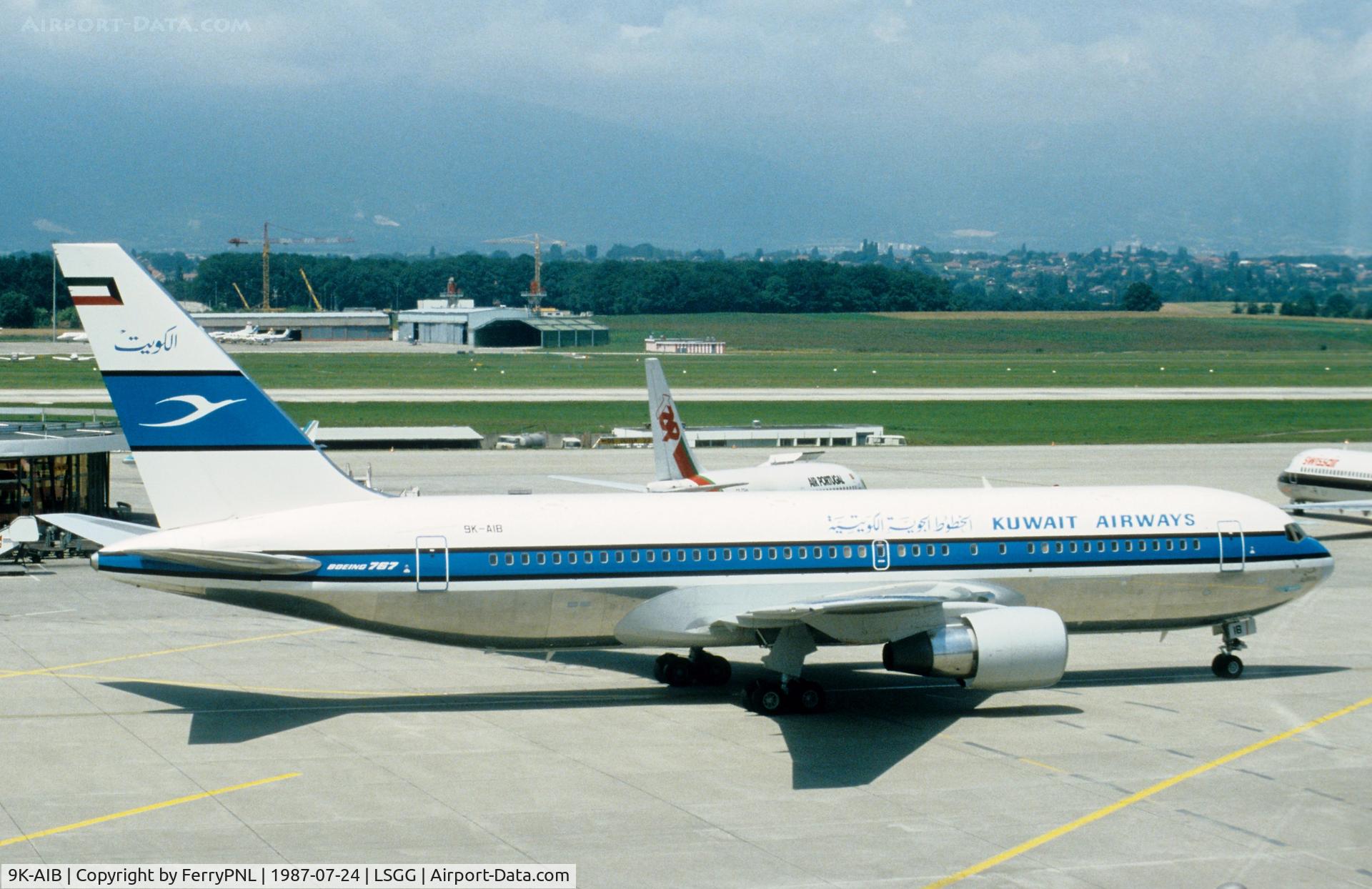 9K-AIB, 1986 Boeing 767-269 C/N 23281, Departure of Kuwait B762