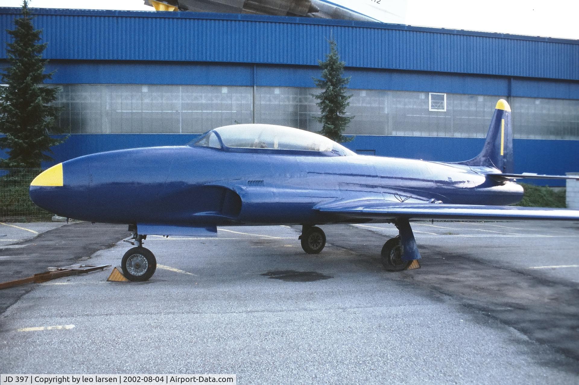 JD 397, Lockheed T-33A Shooting Star C/N 580-1678, Sinsheim Museum 4.8.2002