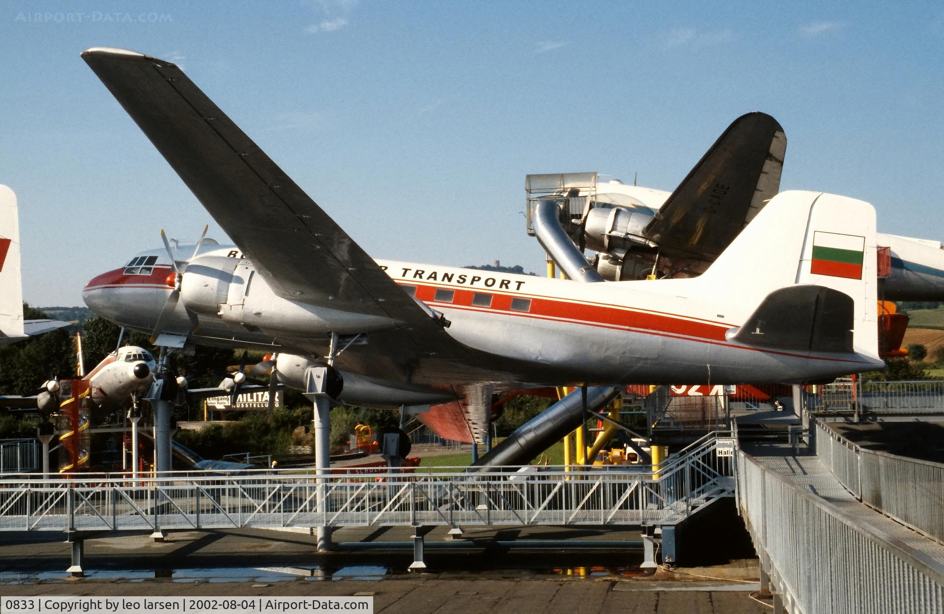 0833, 1956 Ilyushin Il-14P C/N 14600833, Sinsheim 4.8.2002