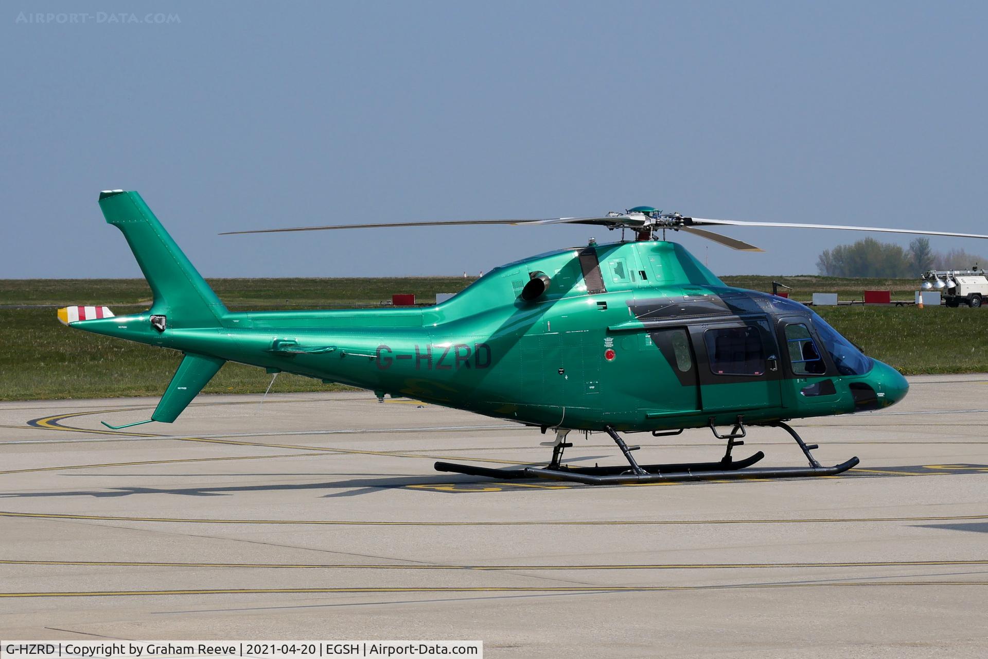 G-HZRD, 2020 AgustaWestland AW-119 MKII Koala Koala C/N 14961, Parked at Norwich.