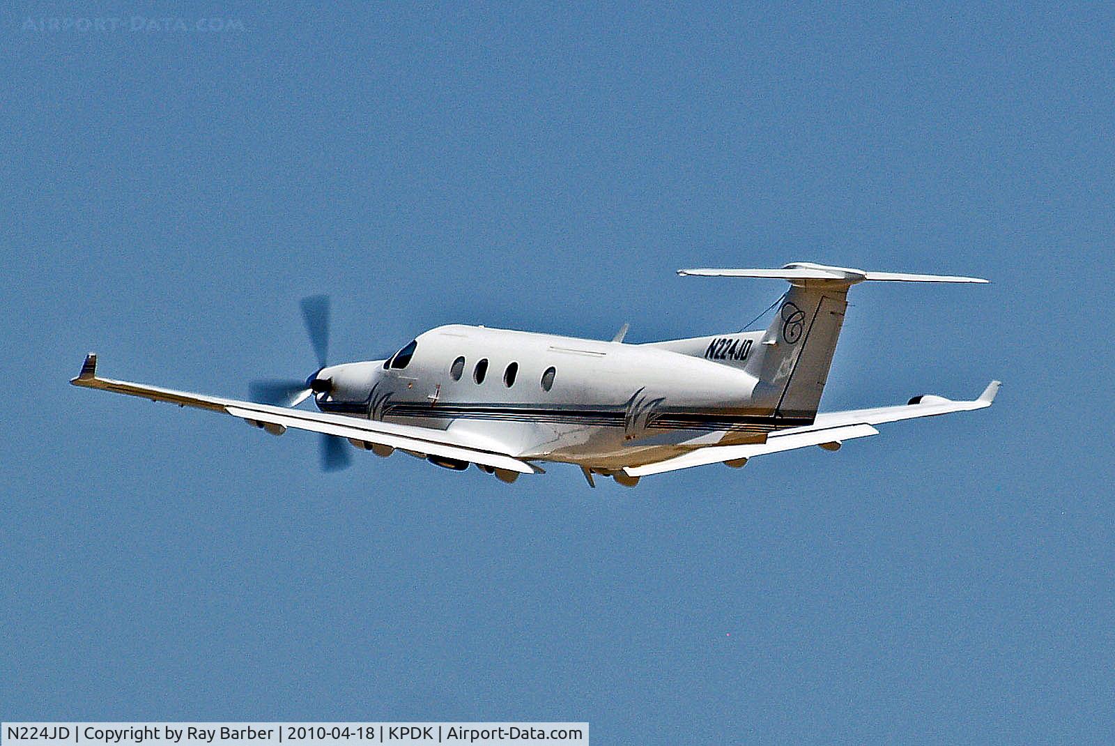 N224JD, 1998 Pilatus PC-12/45 C/N 220, N224JD   Pilatus PC-12/45 [220] (Conway Aviation Sales & Leasing LLC) Atlanta-Dekalb Peachtree~N 18/04/2010