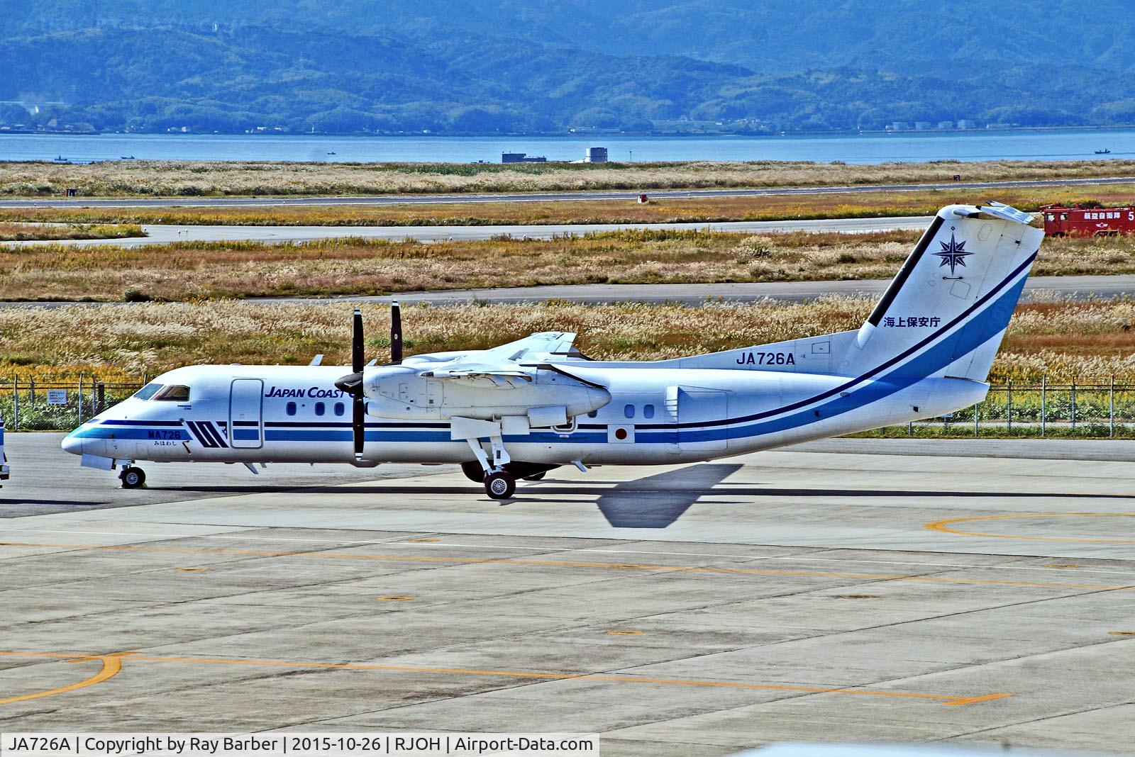 JA726A, 2000 De Havilland Canada DHC-8-315Q Dash 8 C/N 564, JA726A   De Havilland Canada DHC-8-315 Dash 8, [564] (Japan Coast Guard} Yonago Miho Airport~JA 26/10/2015